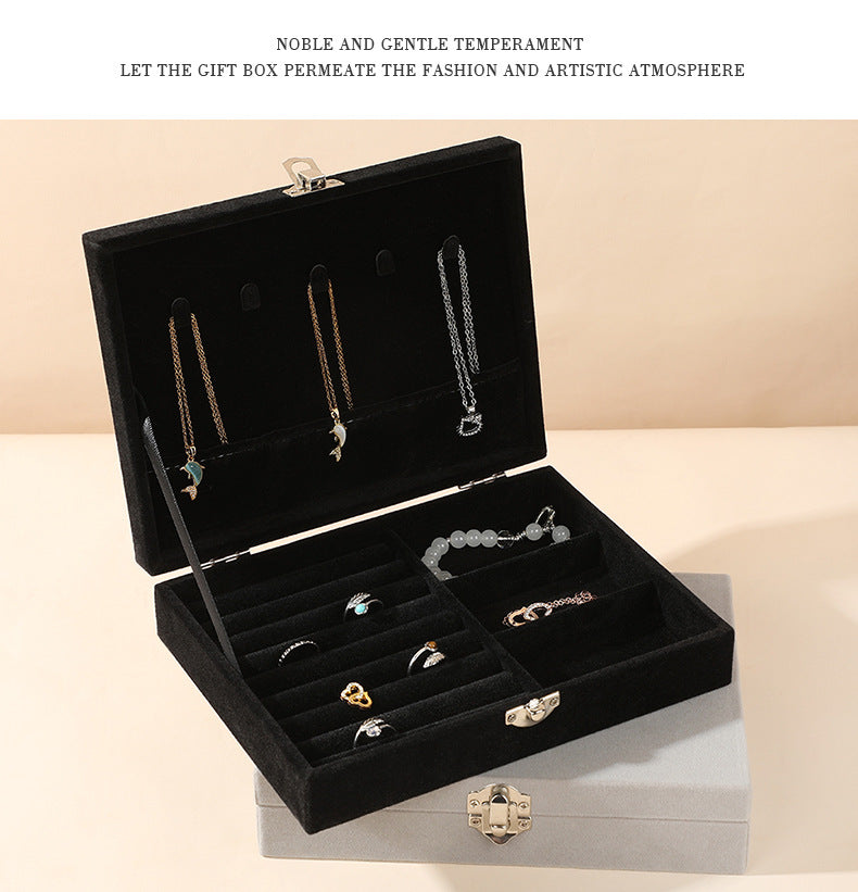 JEKIRA Premium Lockable Jewelry Organizer Box