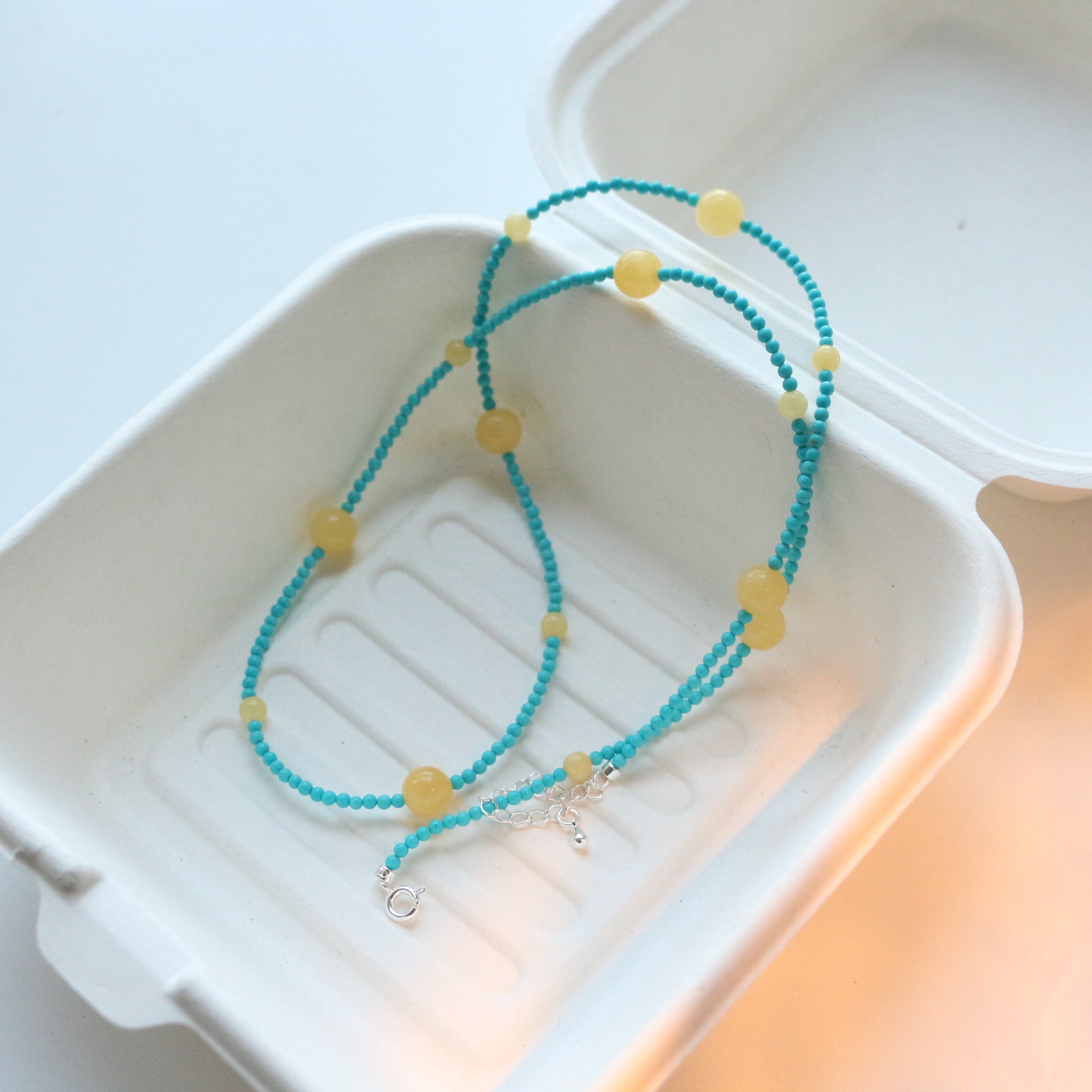 Jekira Summer Turquoise & Citrine Jewelry Set