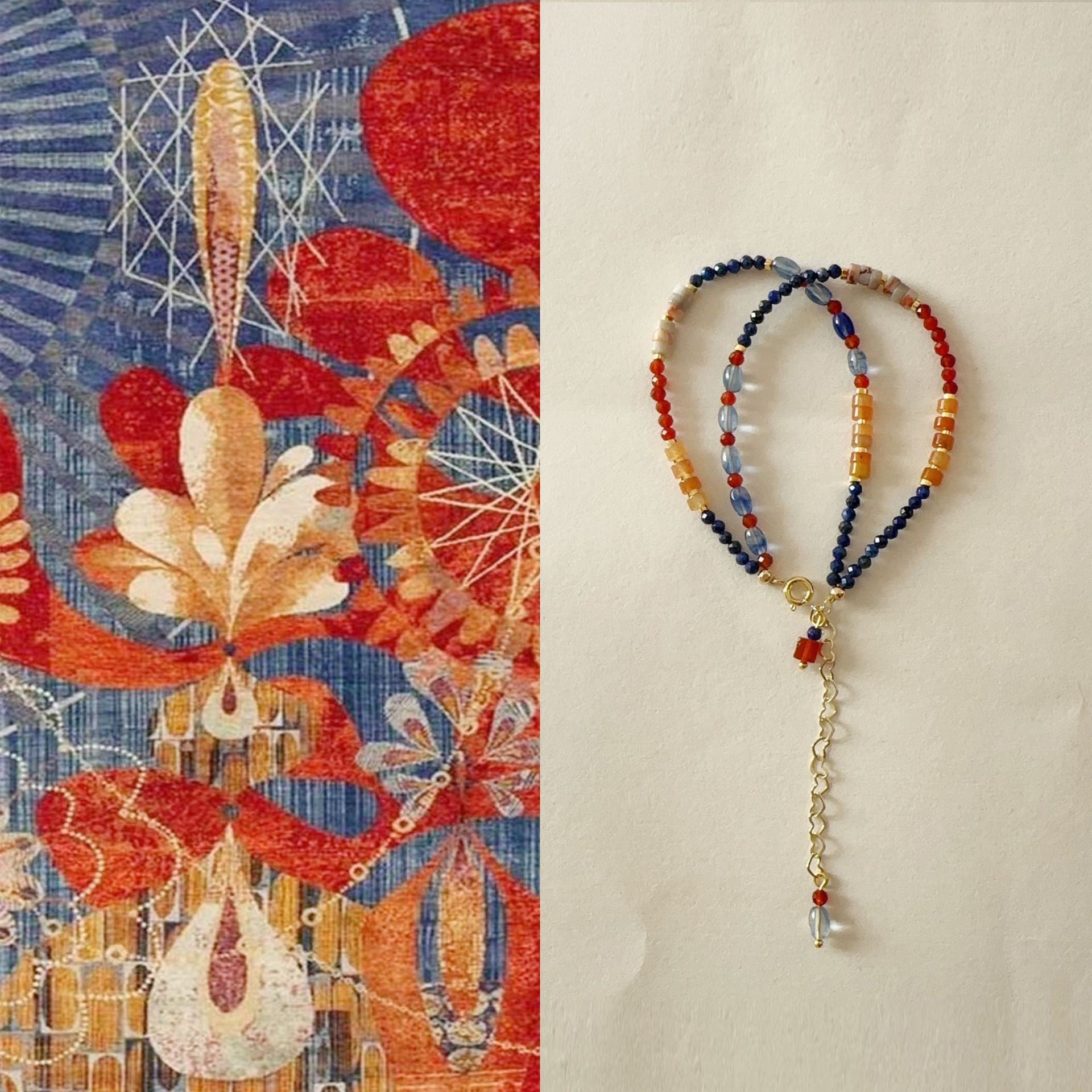 Jekira Dunhuang Lapis Lazuli & Gemstone Jewelry Set