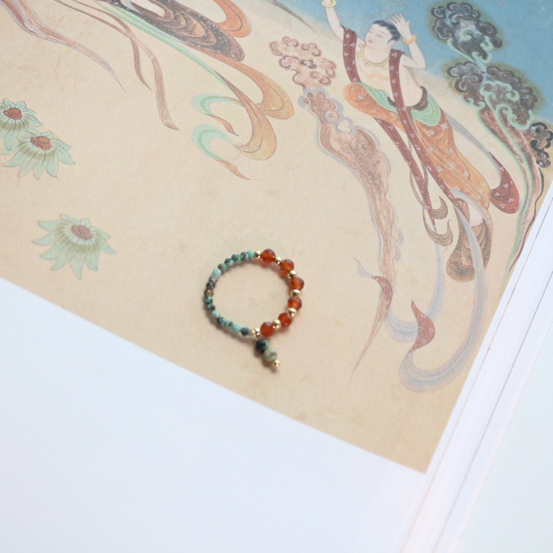 Jekira Dunhuang Retro Gemstone Jewelry Set
