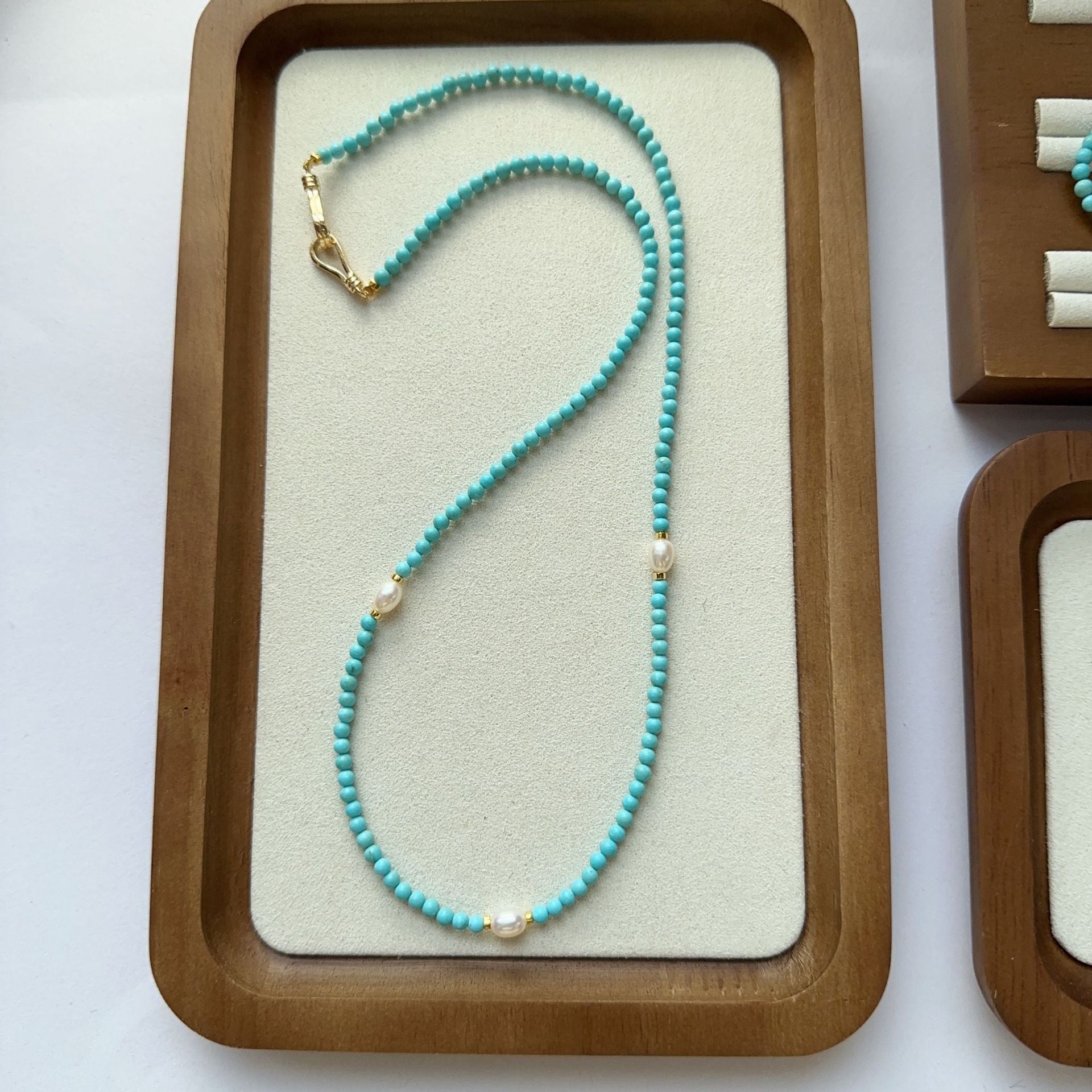 Jekira Turquoise & Baroque Pearl Jewelry Set