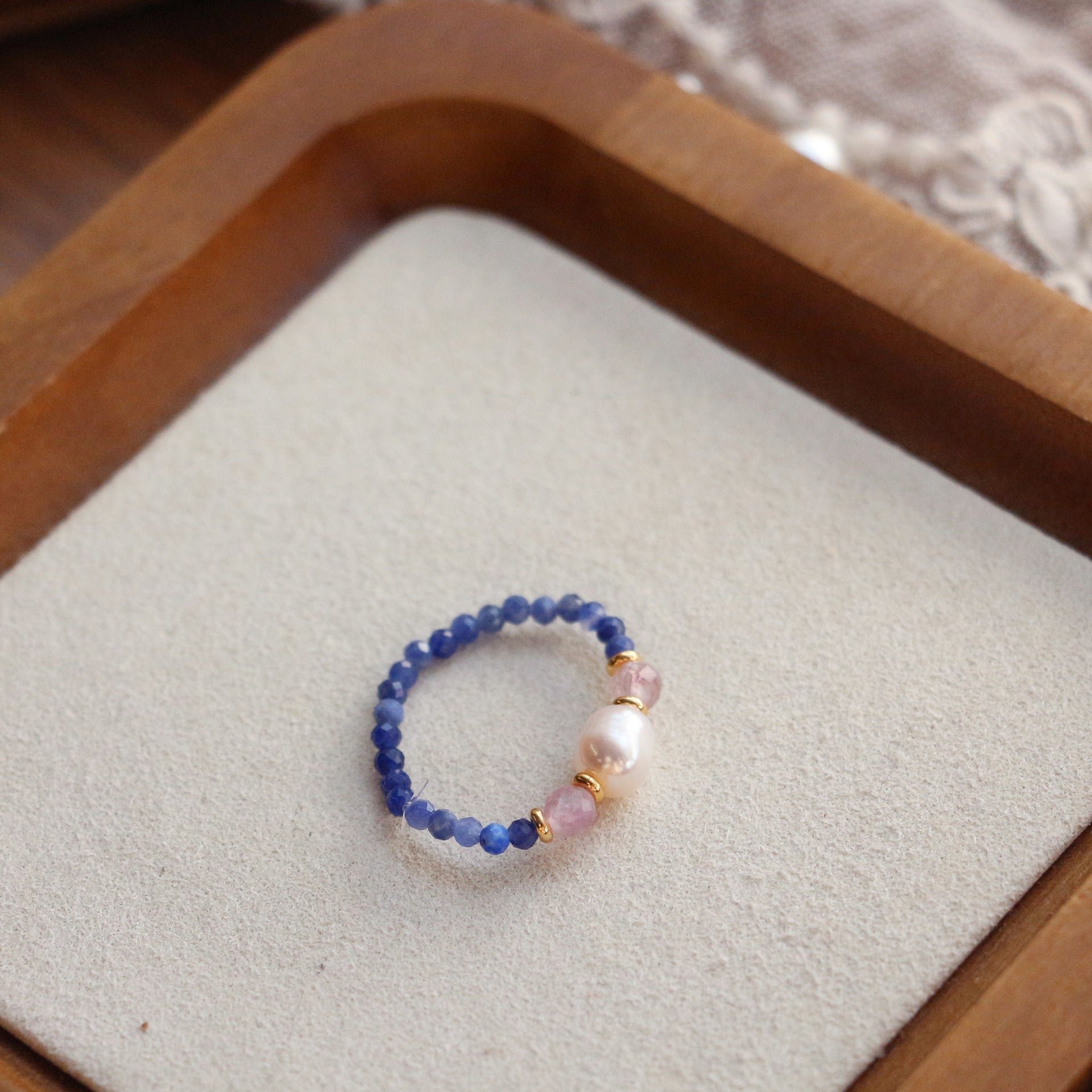 Jekira Kyanite & Rose Quartz Jewelry Set
