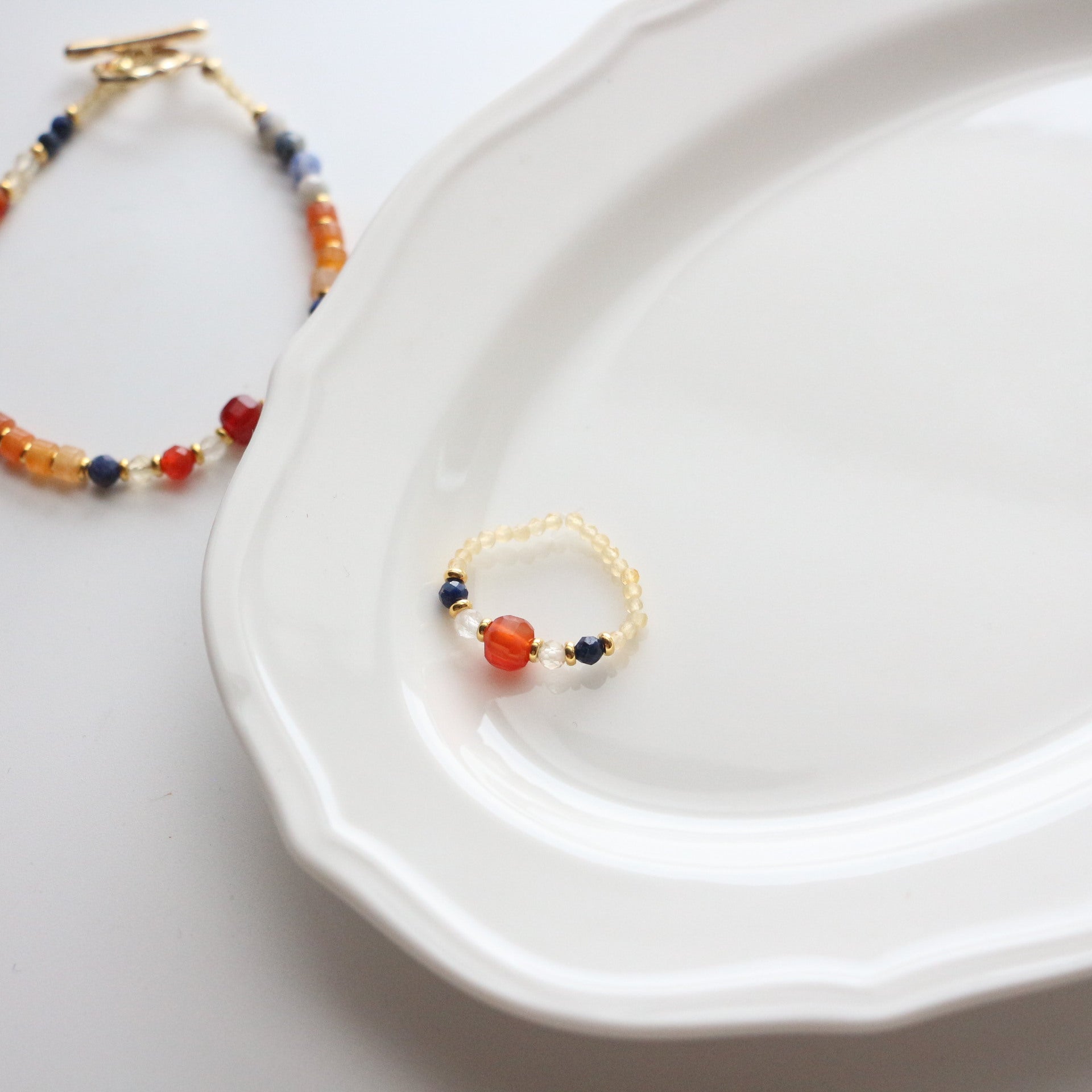 Jekira Lapis Lazuli & Gemstone Jewelry Set