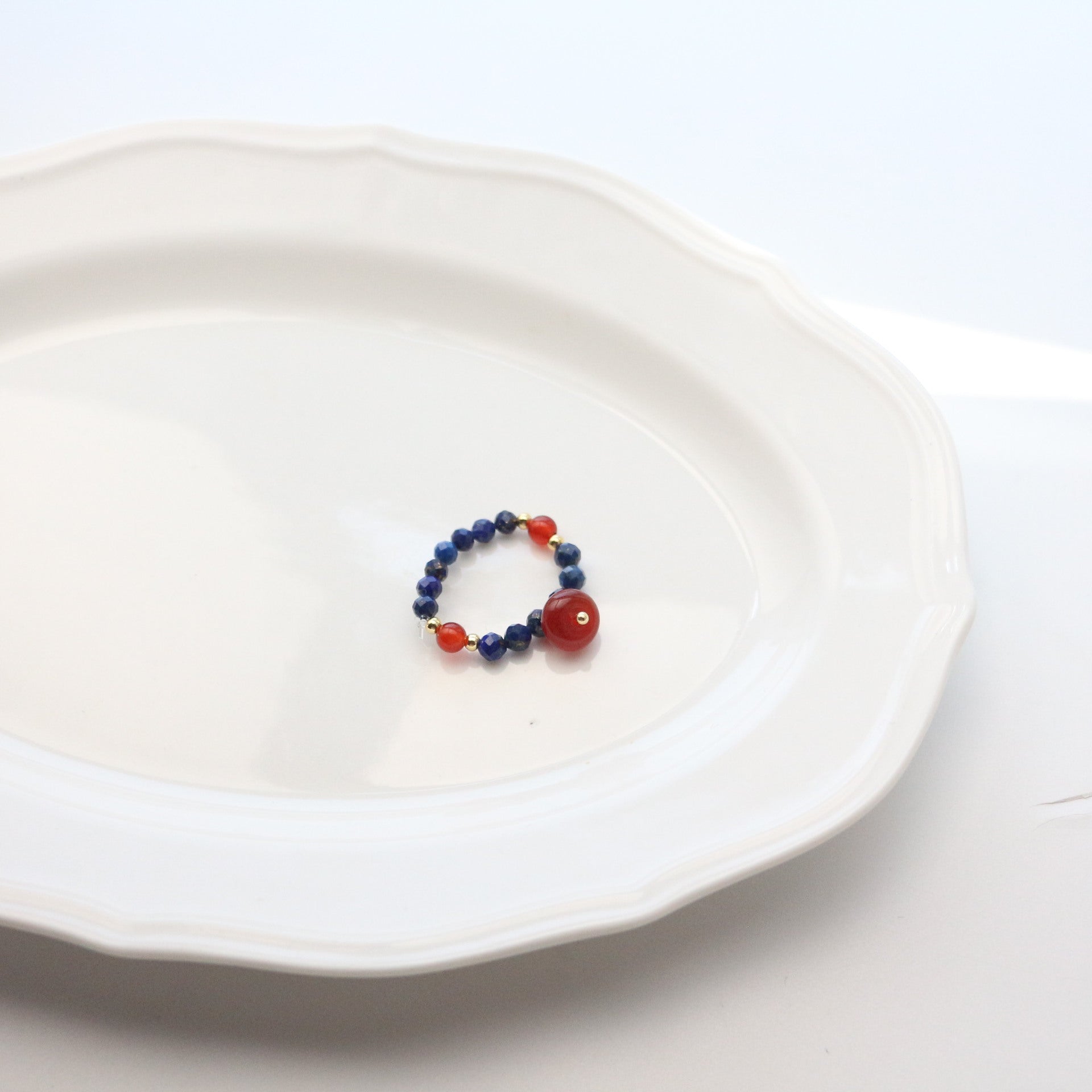 JEKIRA Lapis Lazuli Healing Bracelet with Citrine & Red Agate