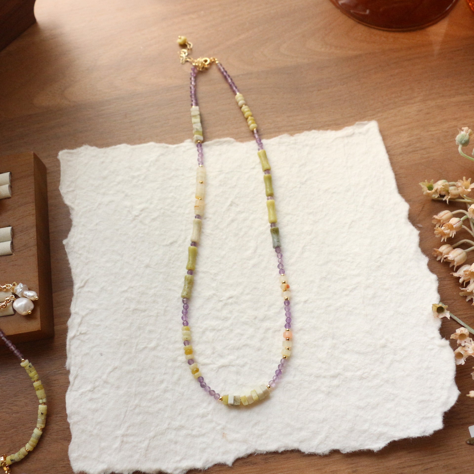 JEKIRA Amethyst & Baroque Pearl Jewelry Set