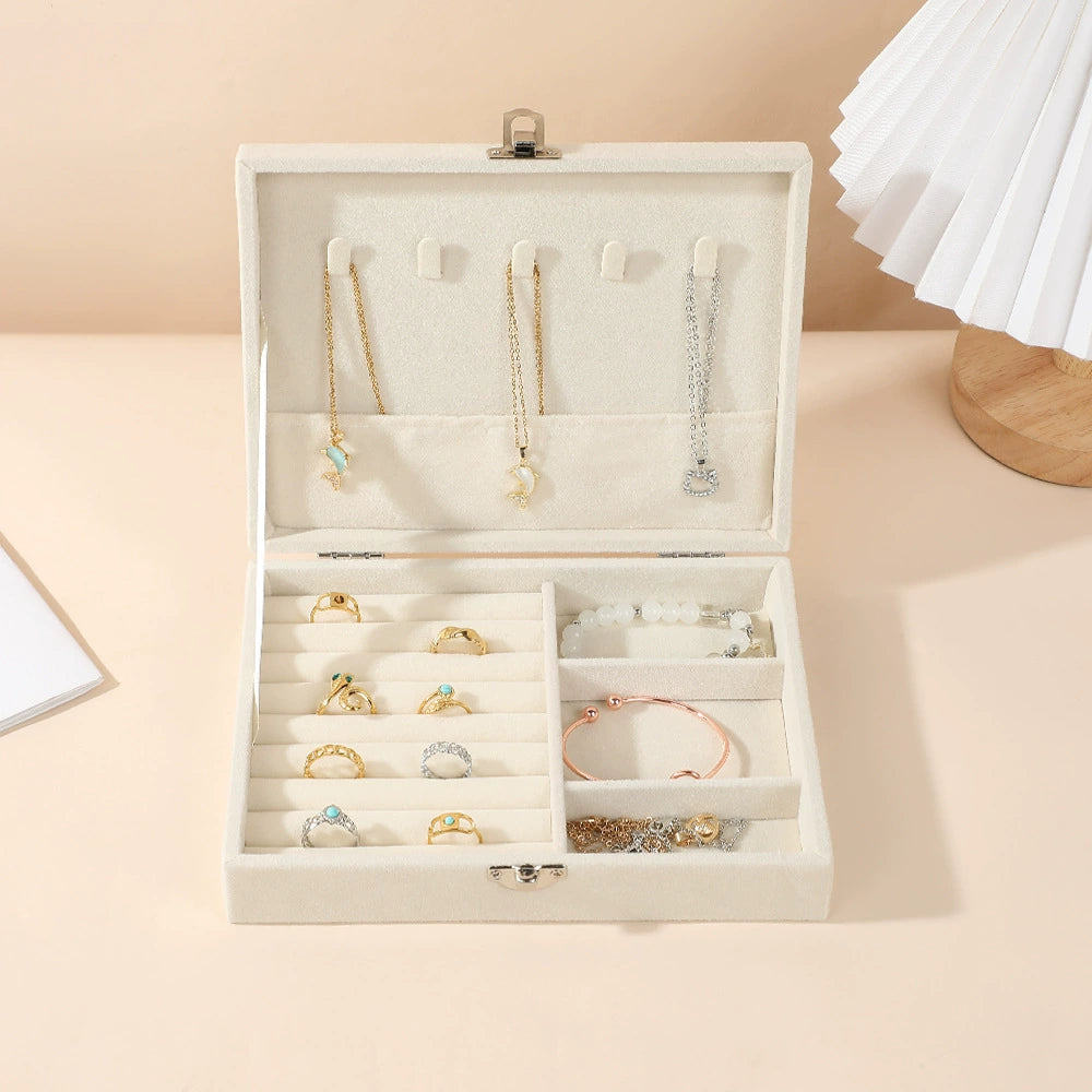 JEKIRA Premium Lockable Jewelry Organizer Box