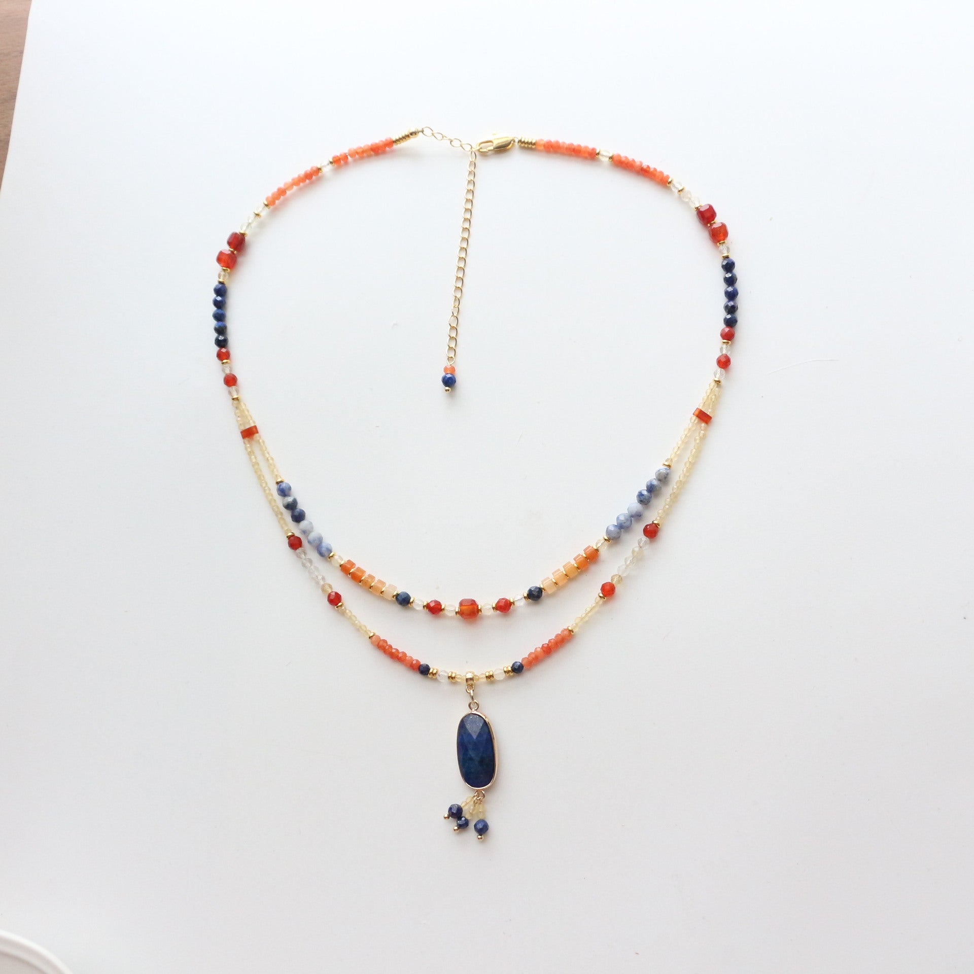 Jekira Lapis Lazuli & Gemstone Jewelry Set
