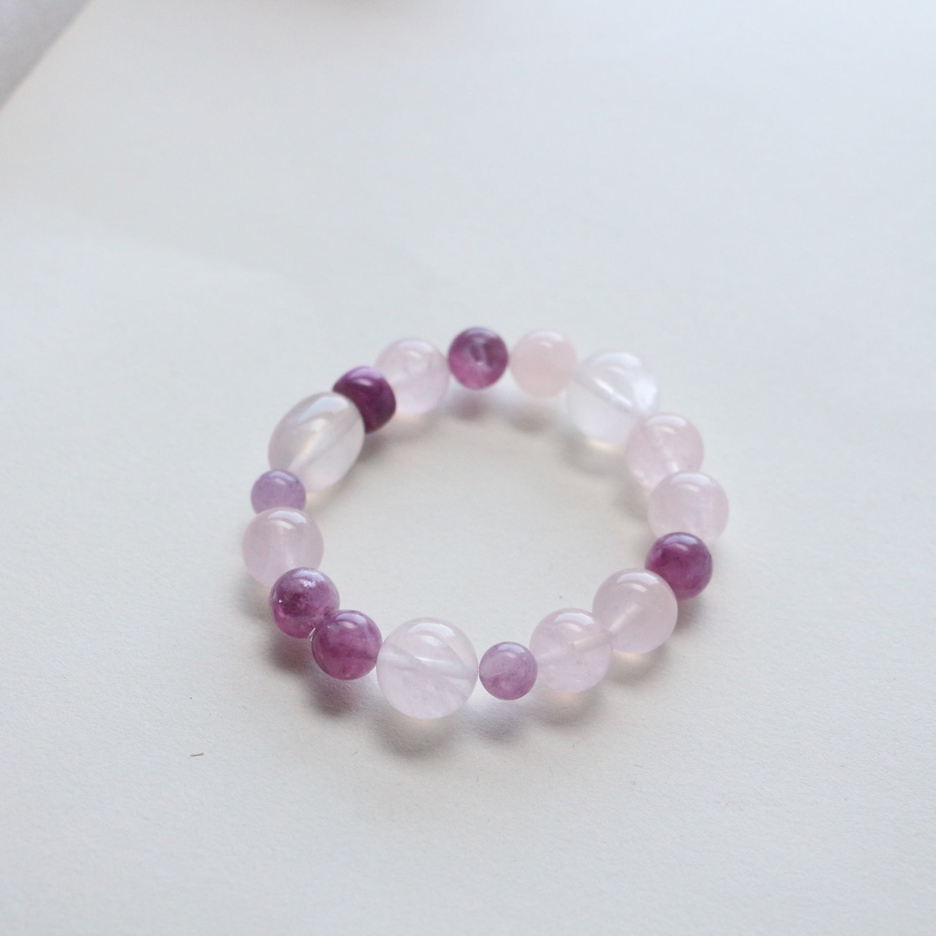Jekira Amethyst & Rose Quartz Healing Bracelet