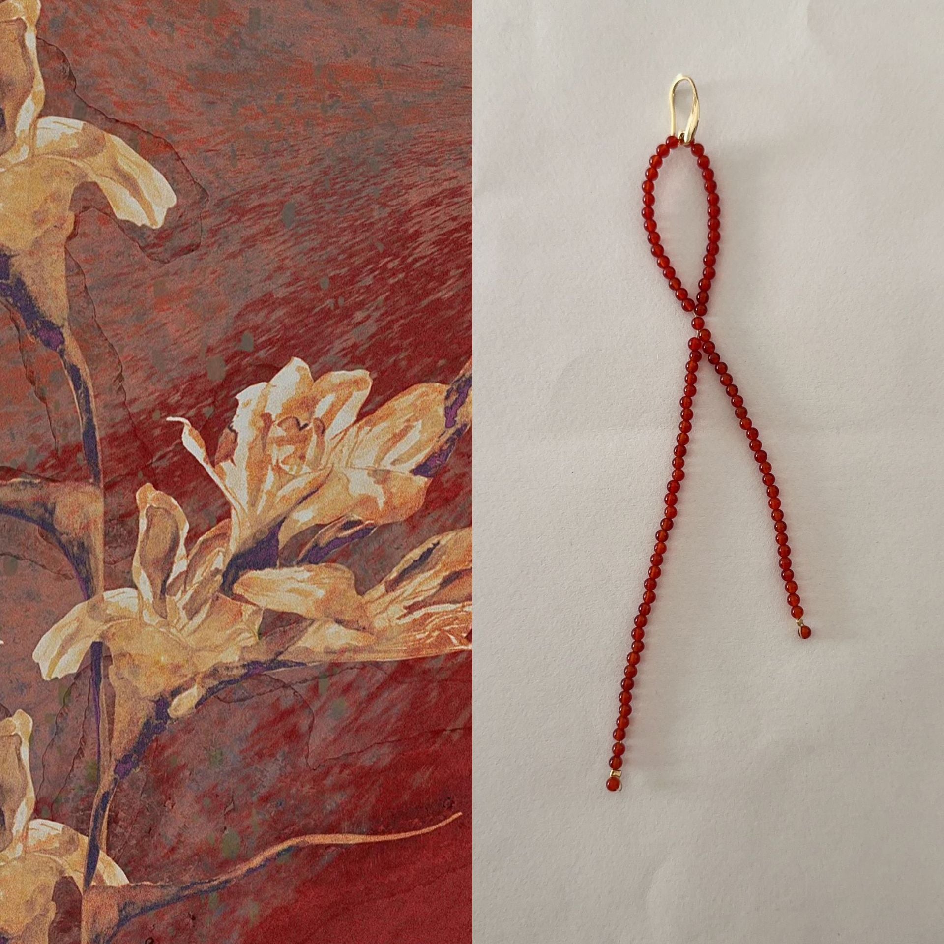 Jekira | Red Agate & Turquoise Jewelry Set