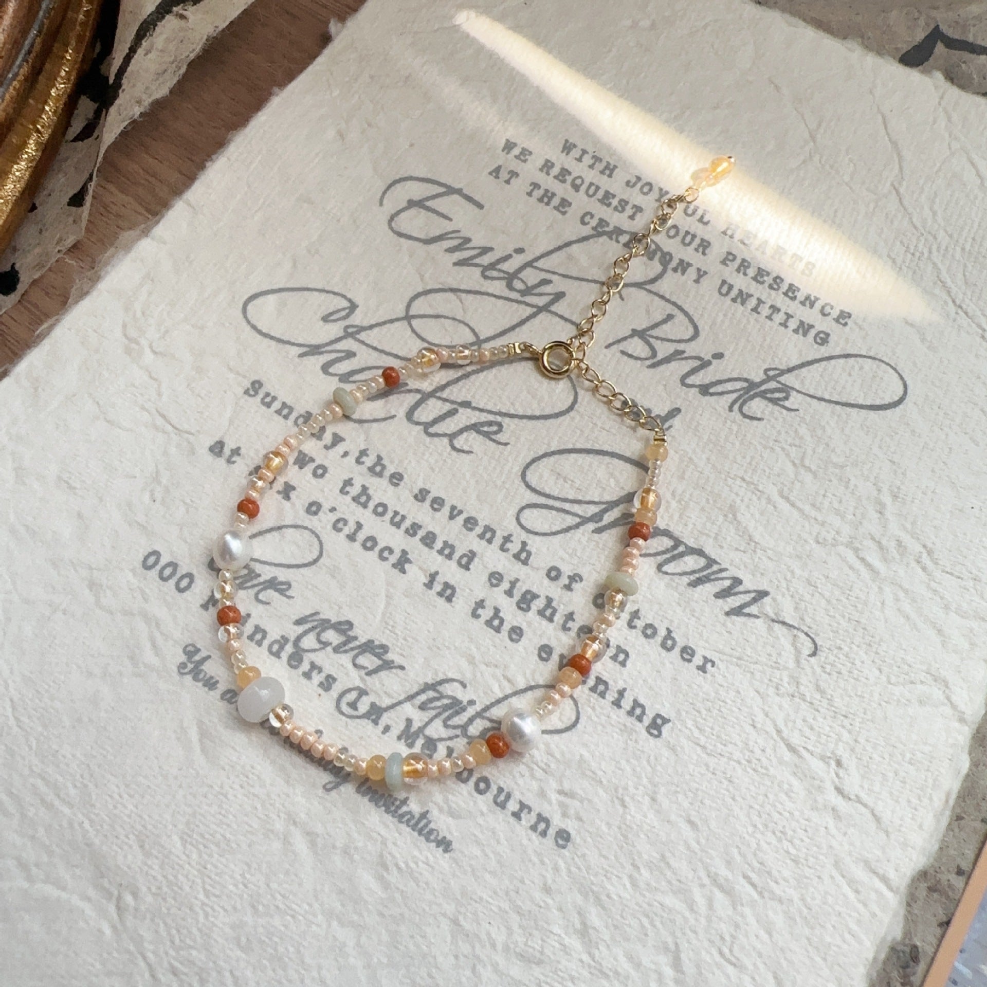 JEKIRA Multicolor Gemstone & Baroque Pearl Beaded Jewelry Set