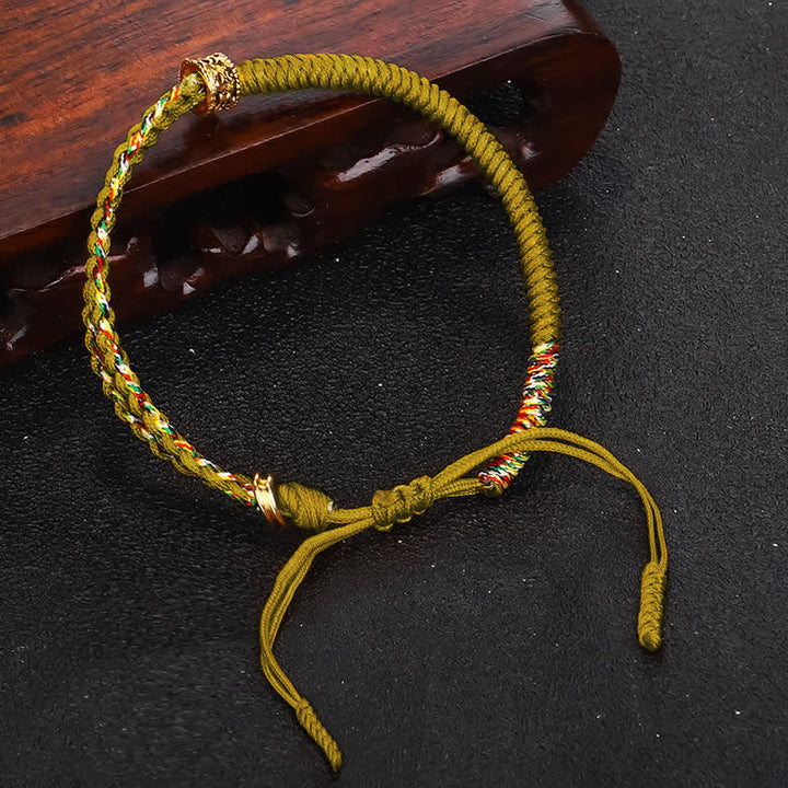 Om Mani Padme Hum Protection Luck String Bracelet
