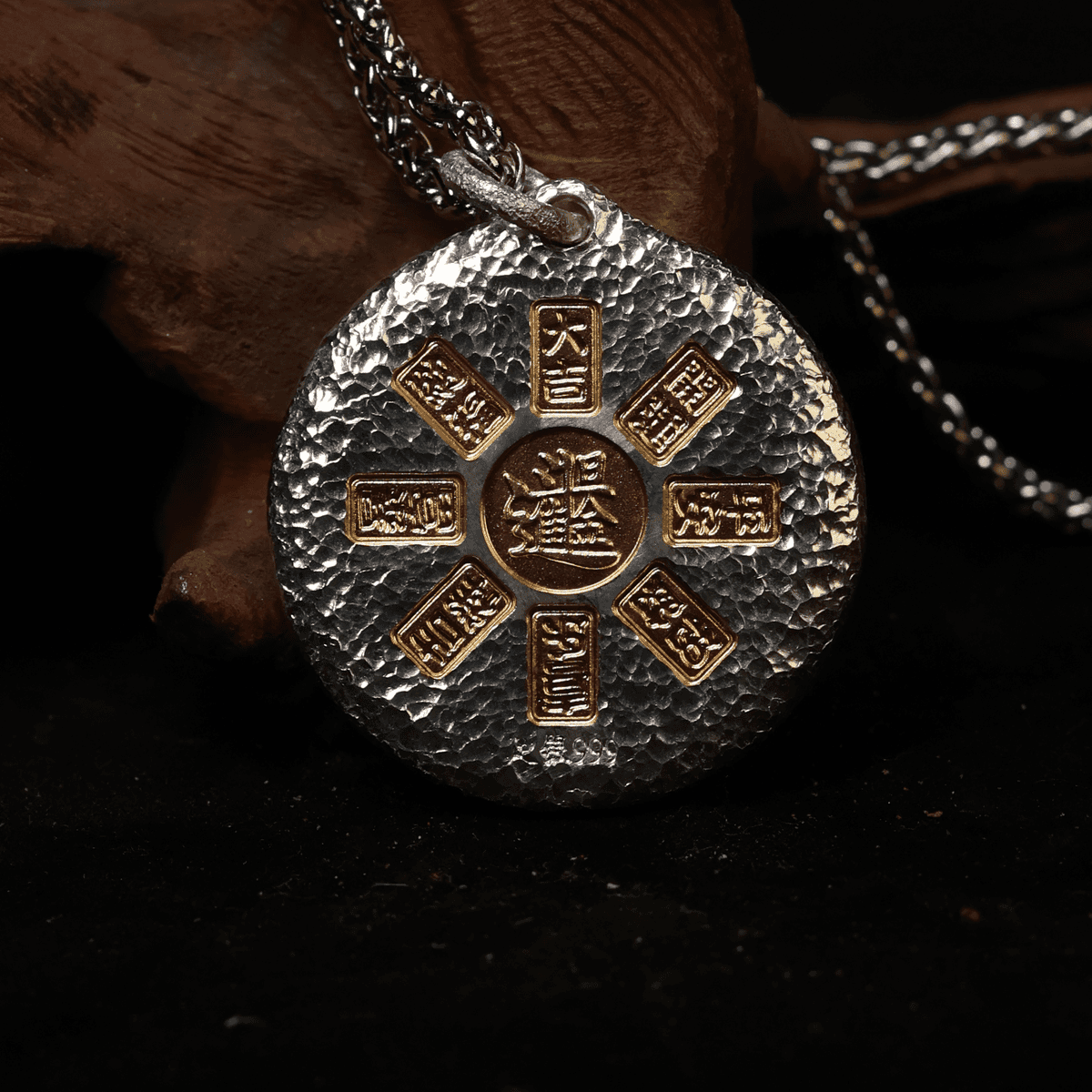 Black Jambhala S999 Silver Pendant Necklace