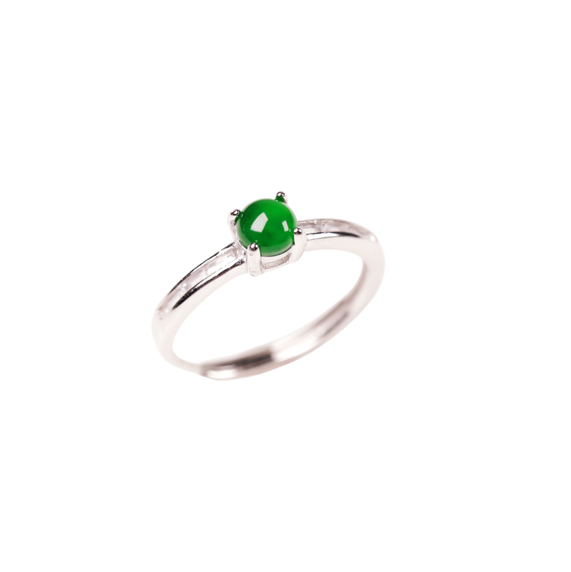 Minimalist Green Jade Ring | Jekira