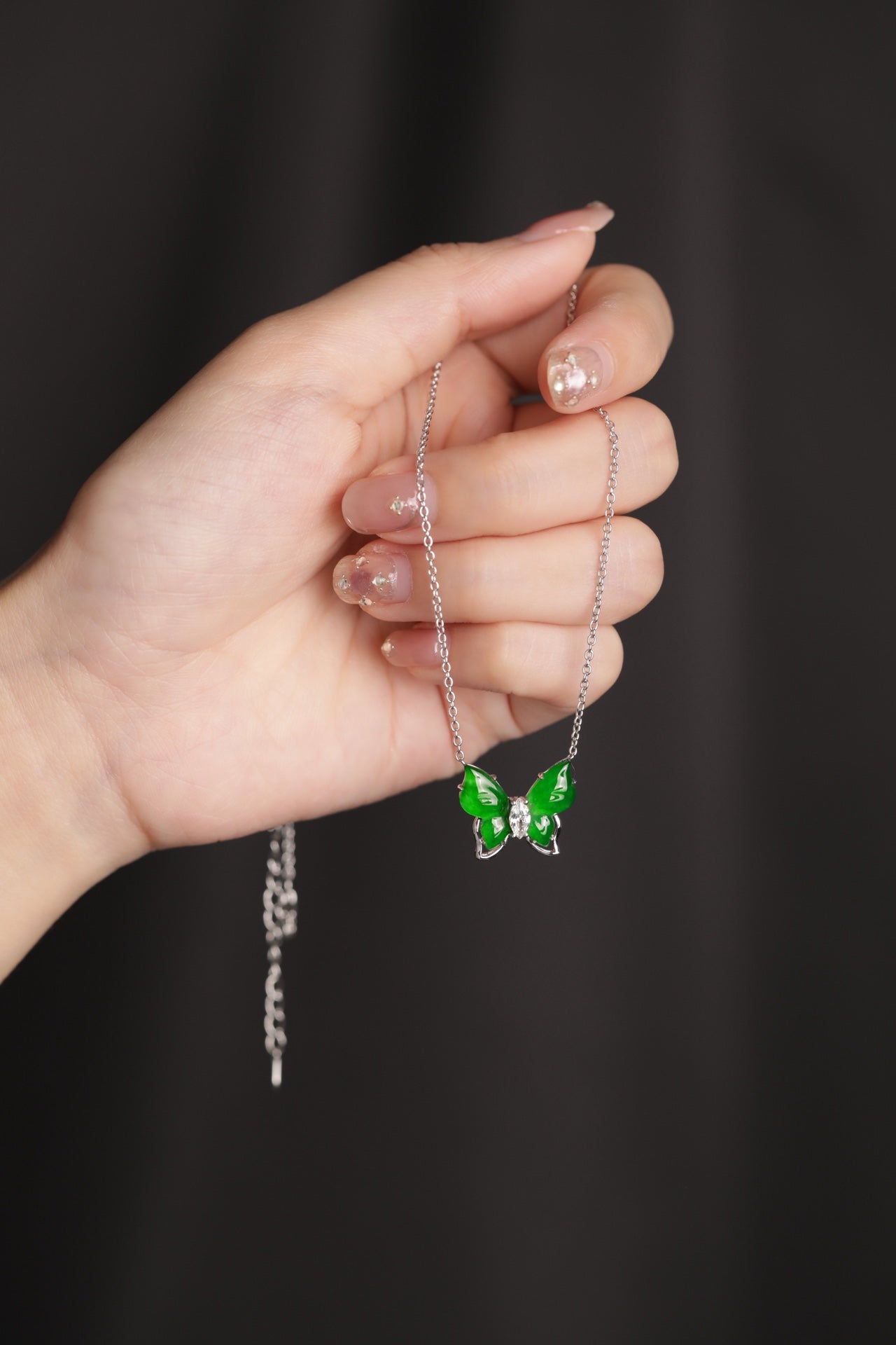 Butterfly Jade Necklace | Jekira