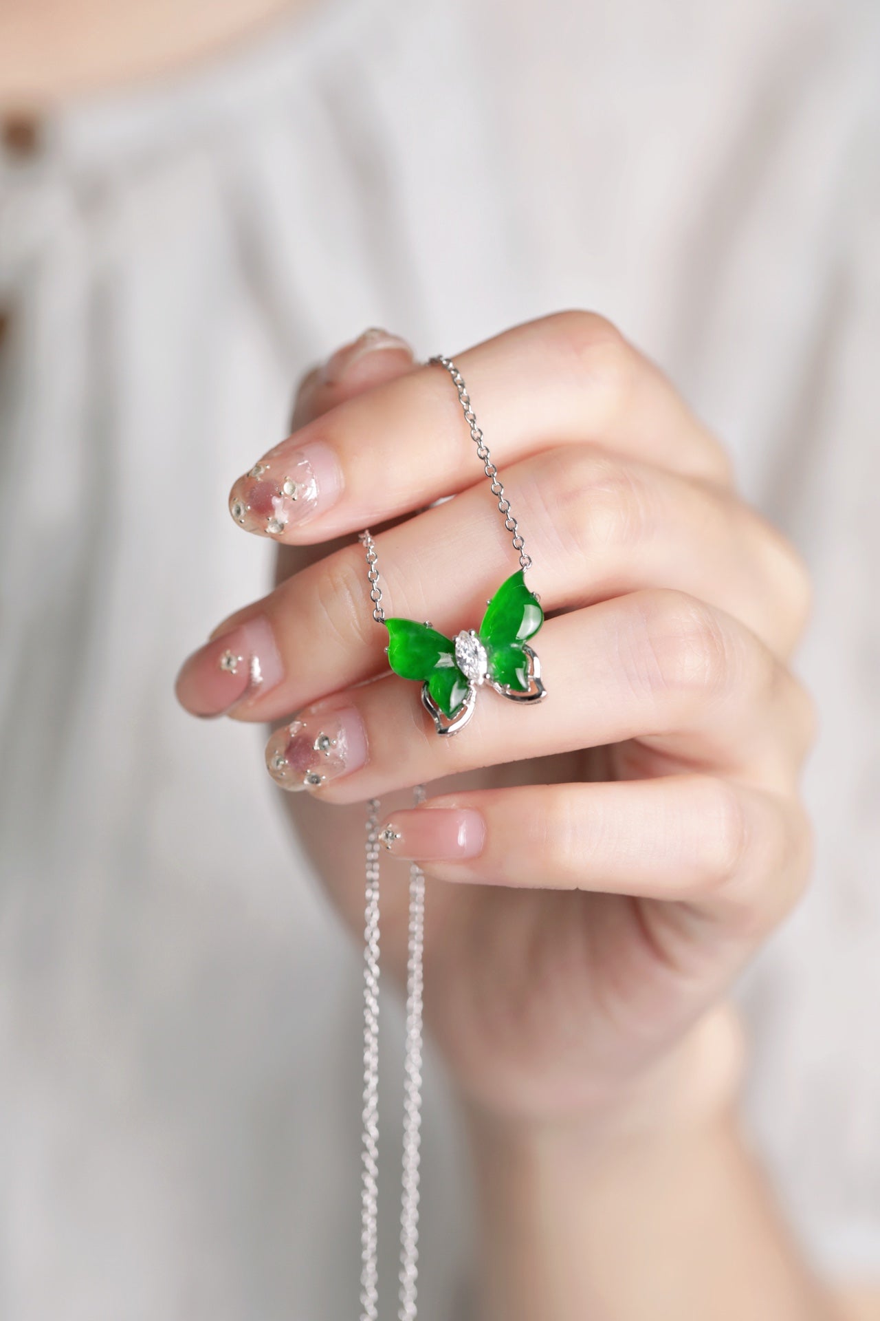Butterfly Jade Necklace | Jekira