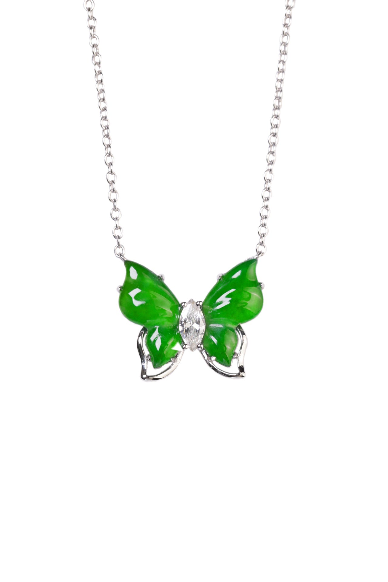 Butterfly Jade Necklace | Jekira