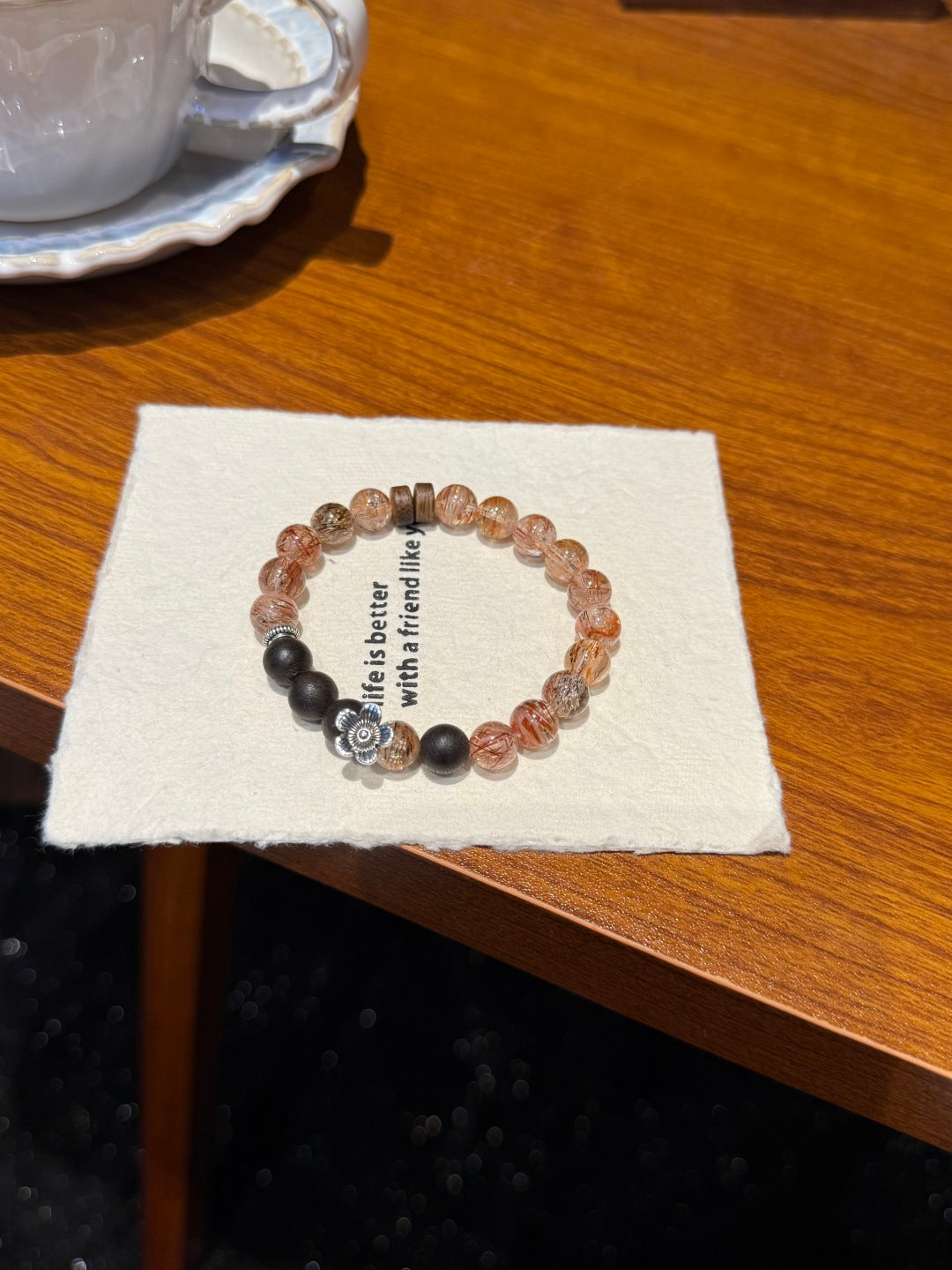 JEKIRA Black Gold Super Seven & Agarwood Bracelet