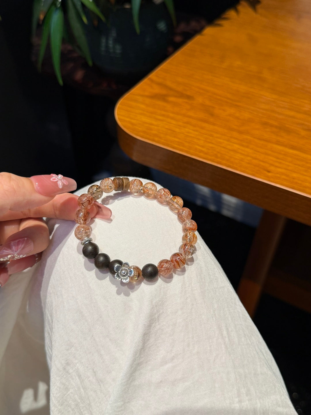 JEKIRA Black Gold Super Seven & Agarwood Bracelet