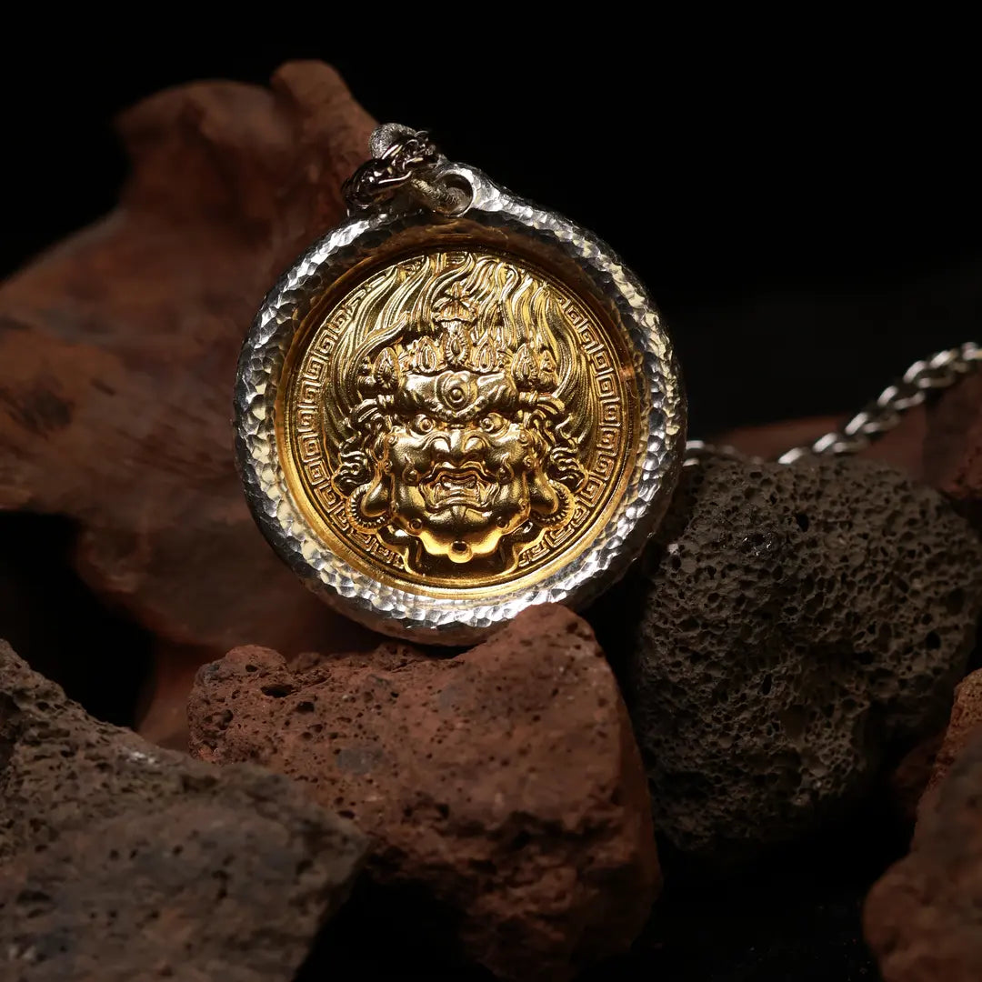 Black Jambhala S999 Silver Pendant Necklace