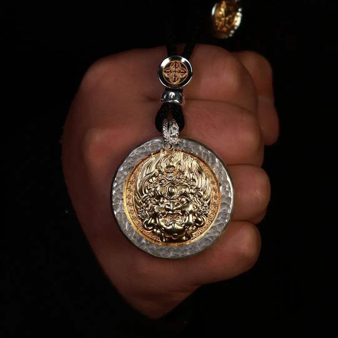 Black Jambhala S999 Silver Pendant Necklace