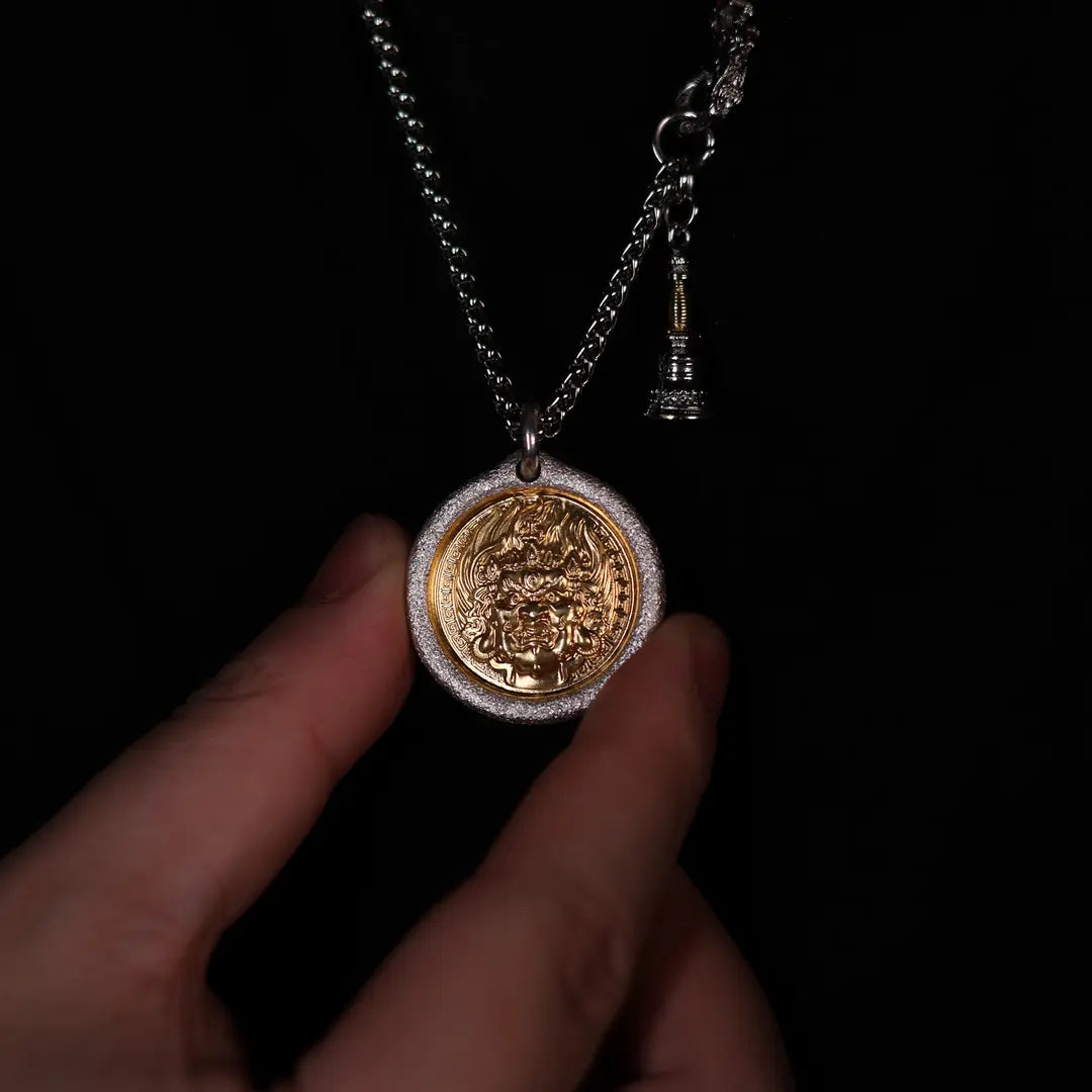 Black Jambhala S999 Silver Pendant Necklace