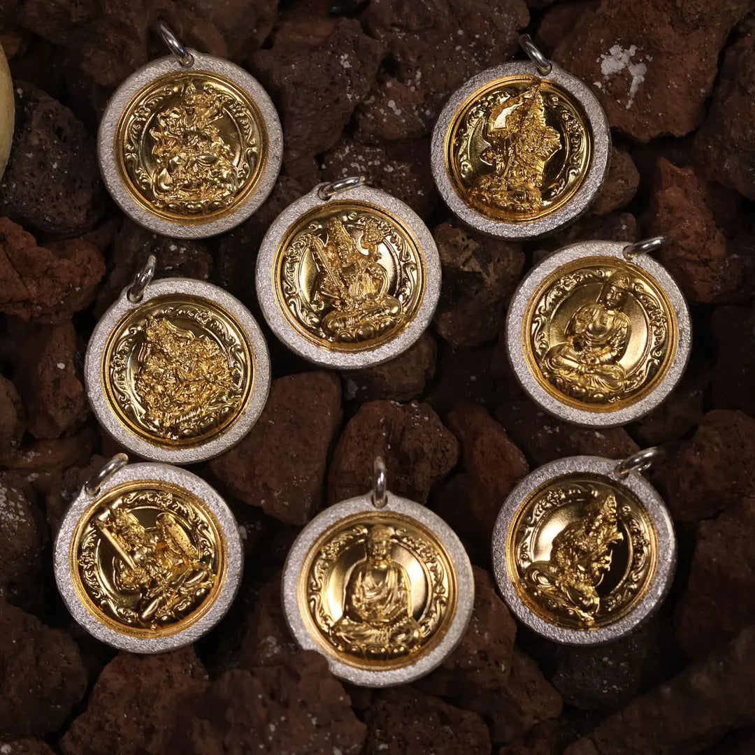S999 Chinese Zodiac Guardian Deity Pendant Necklace