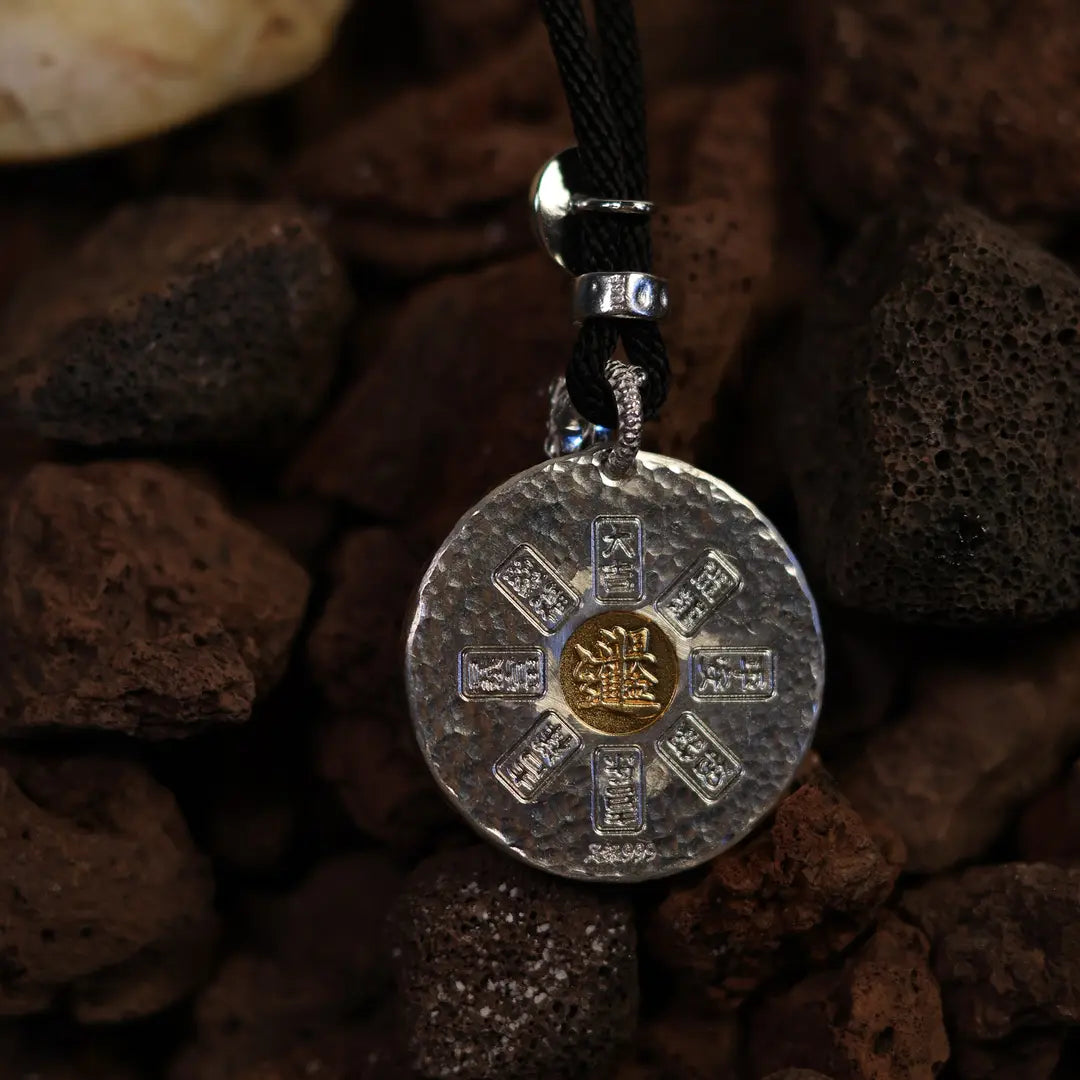 Yellow Jambhala Black Cord Necklace