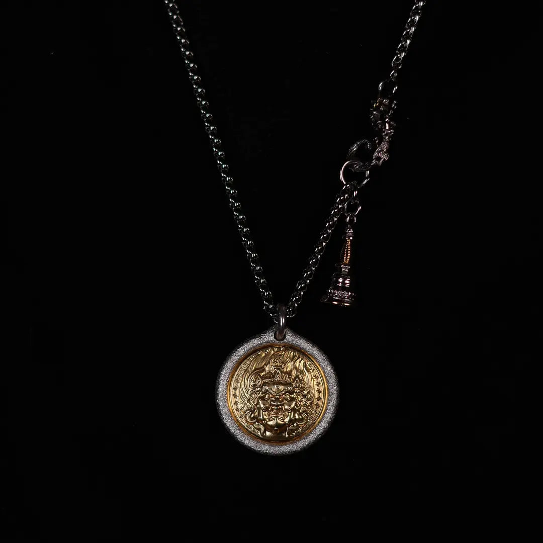Black Jambhala S999 Silver Pendant Necklace