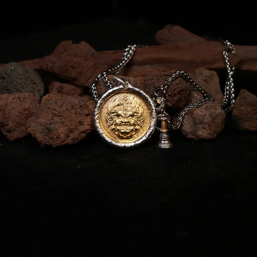 Black Jambhala S999 Silver Pendant Necklace