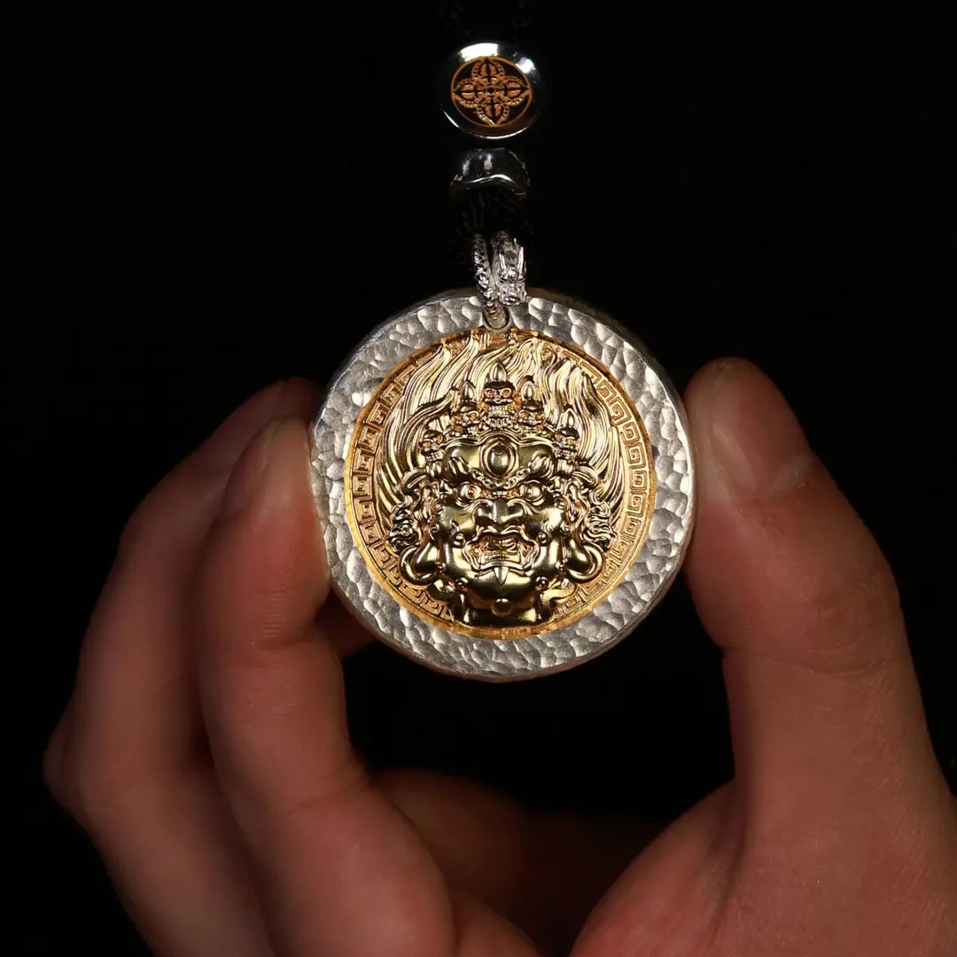 Black Jambhala S999 Silver Pendant Necklace