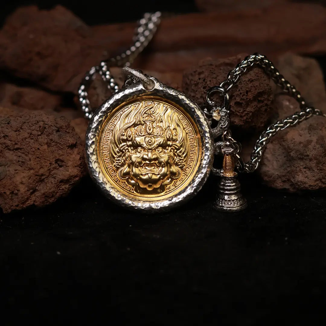Black Jambhala S999 Silver Pendant Necklace