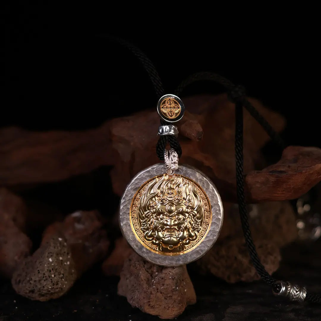 Black Jambhala S999 Silver Pendant Necklace