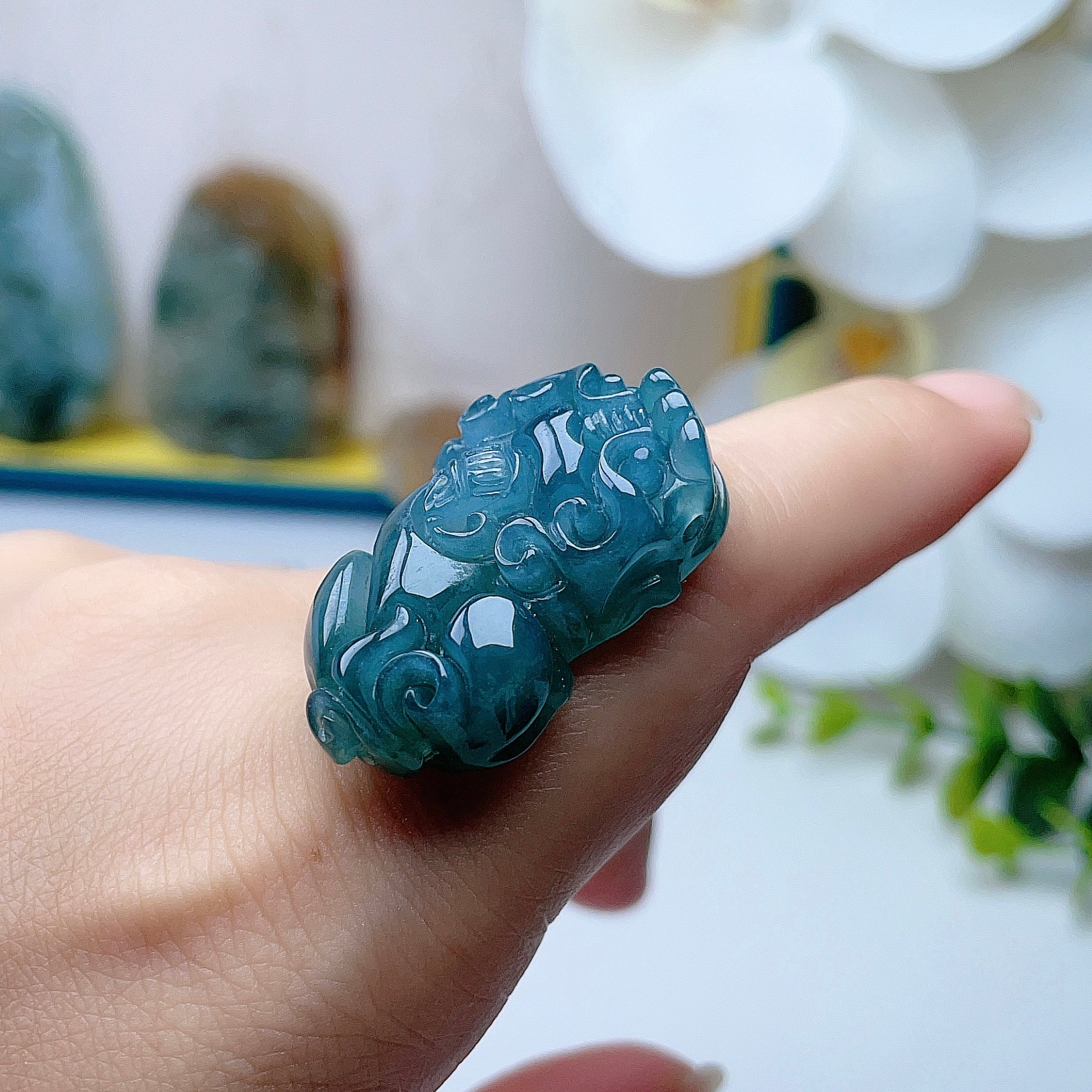 Natural Jade Pixiu Pendant
