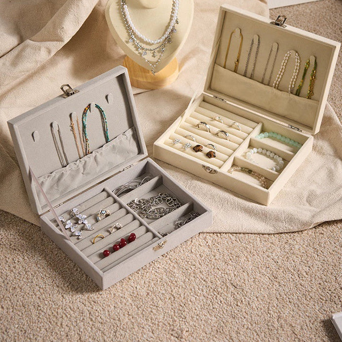 JEKIRA Premium Lockable Jewelry Organizer Box