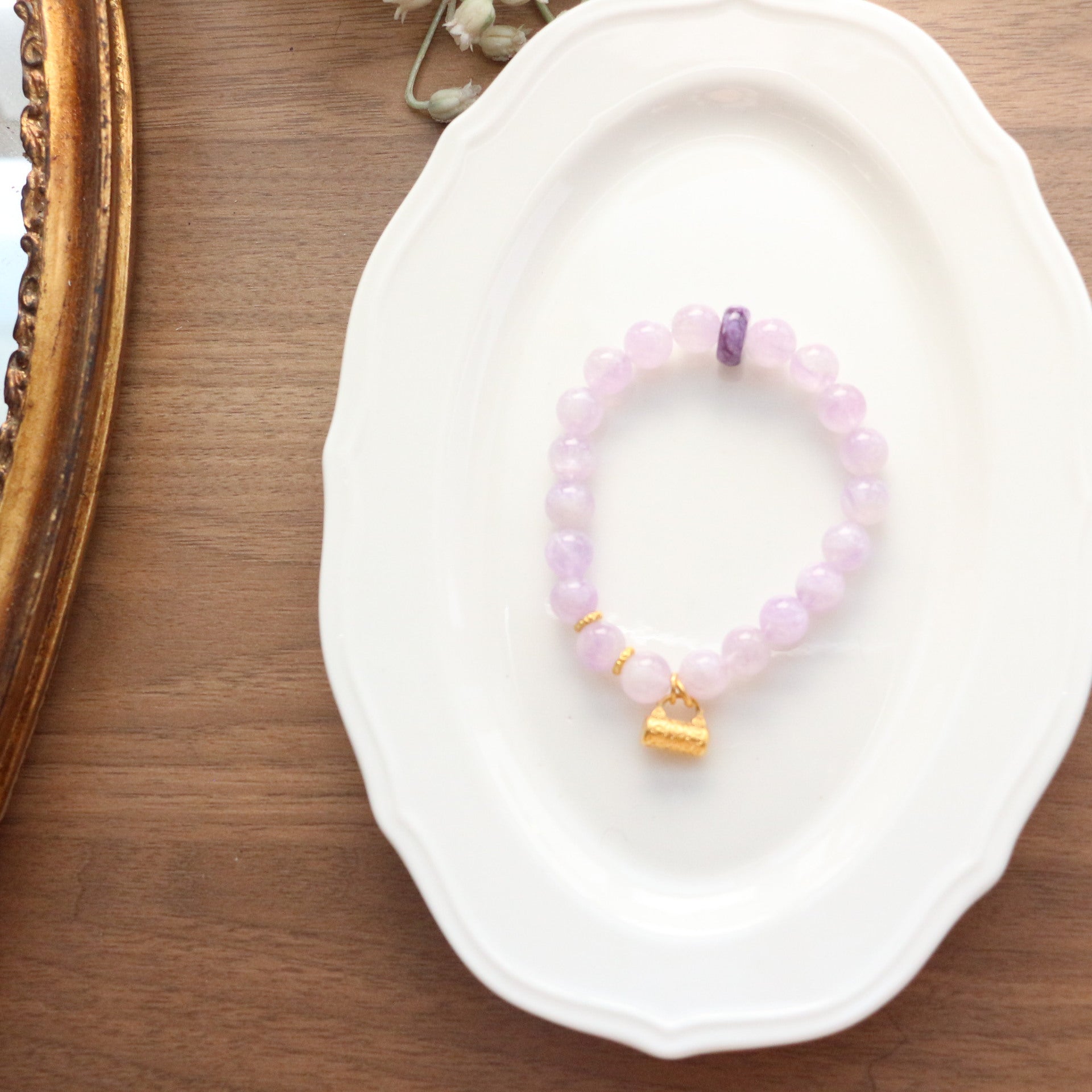 JEKIRA Amethyst Peace Lock Bracelet