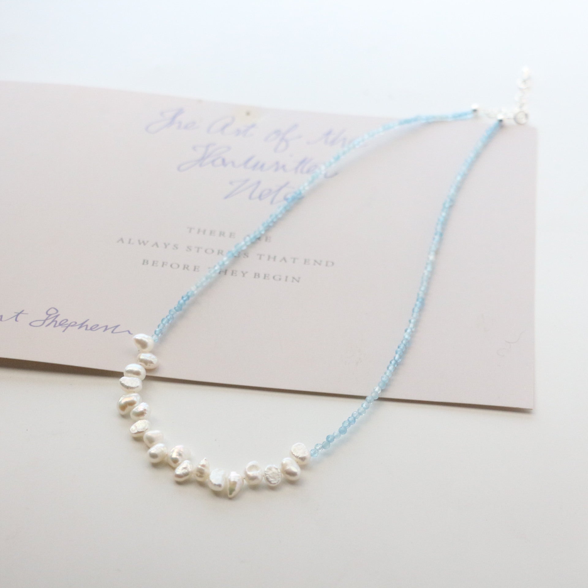 JEKIRA Aquamarine & Baroque Pearl Set