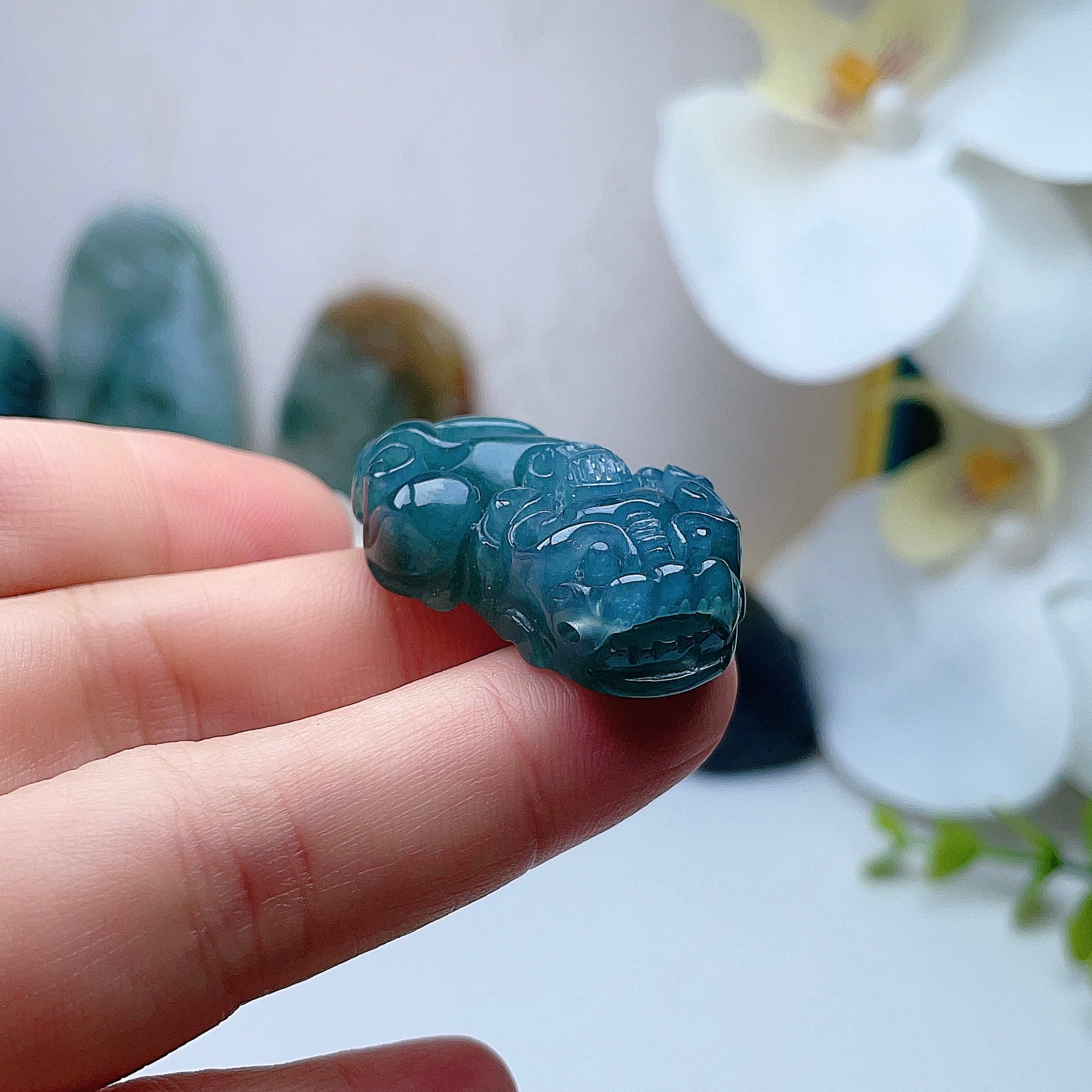 Natural Jade Pixiu Pendant