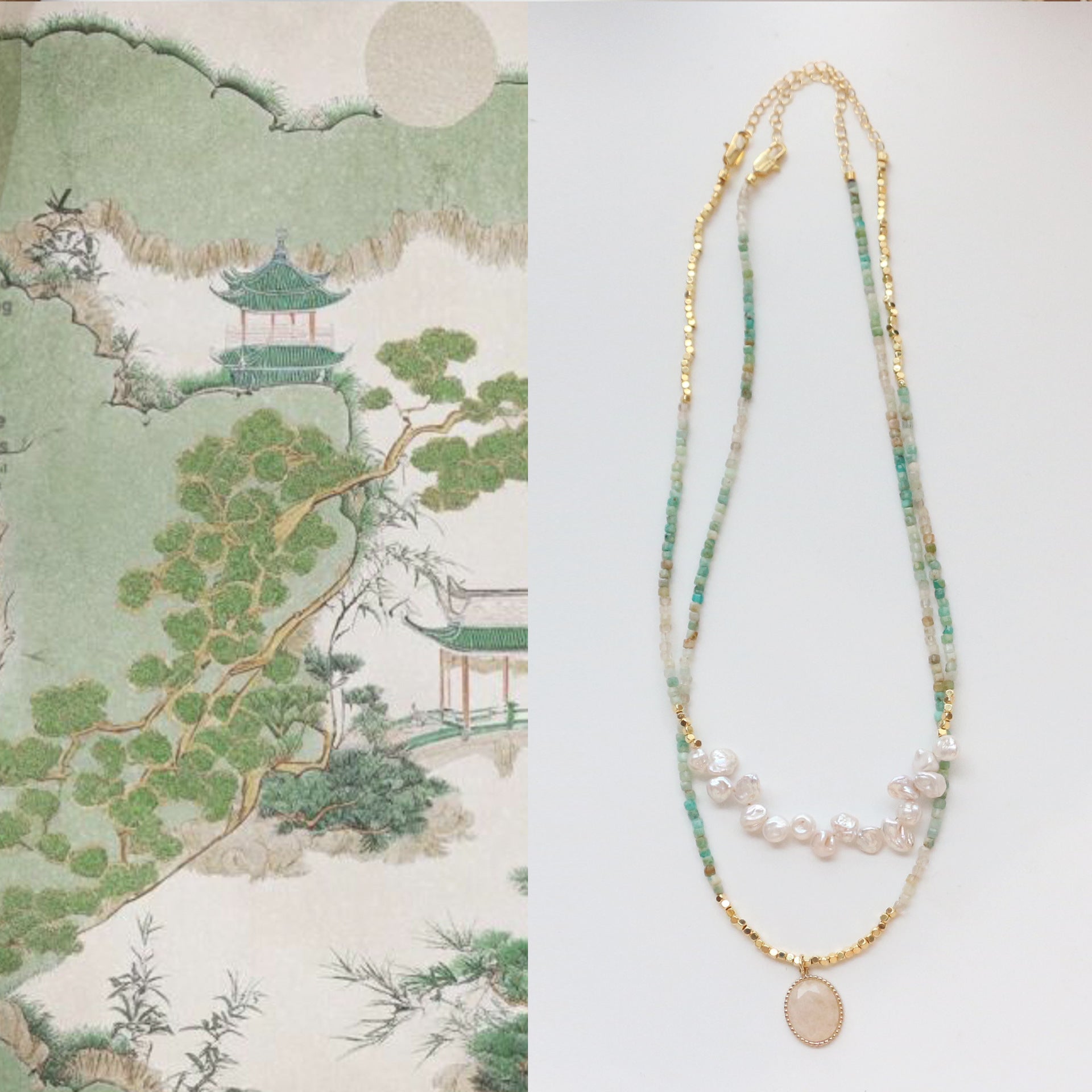 Jekira Ink Wash Jewelry Set