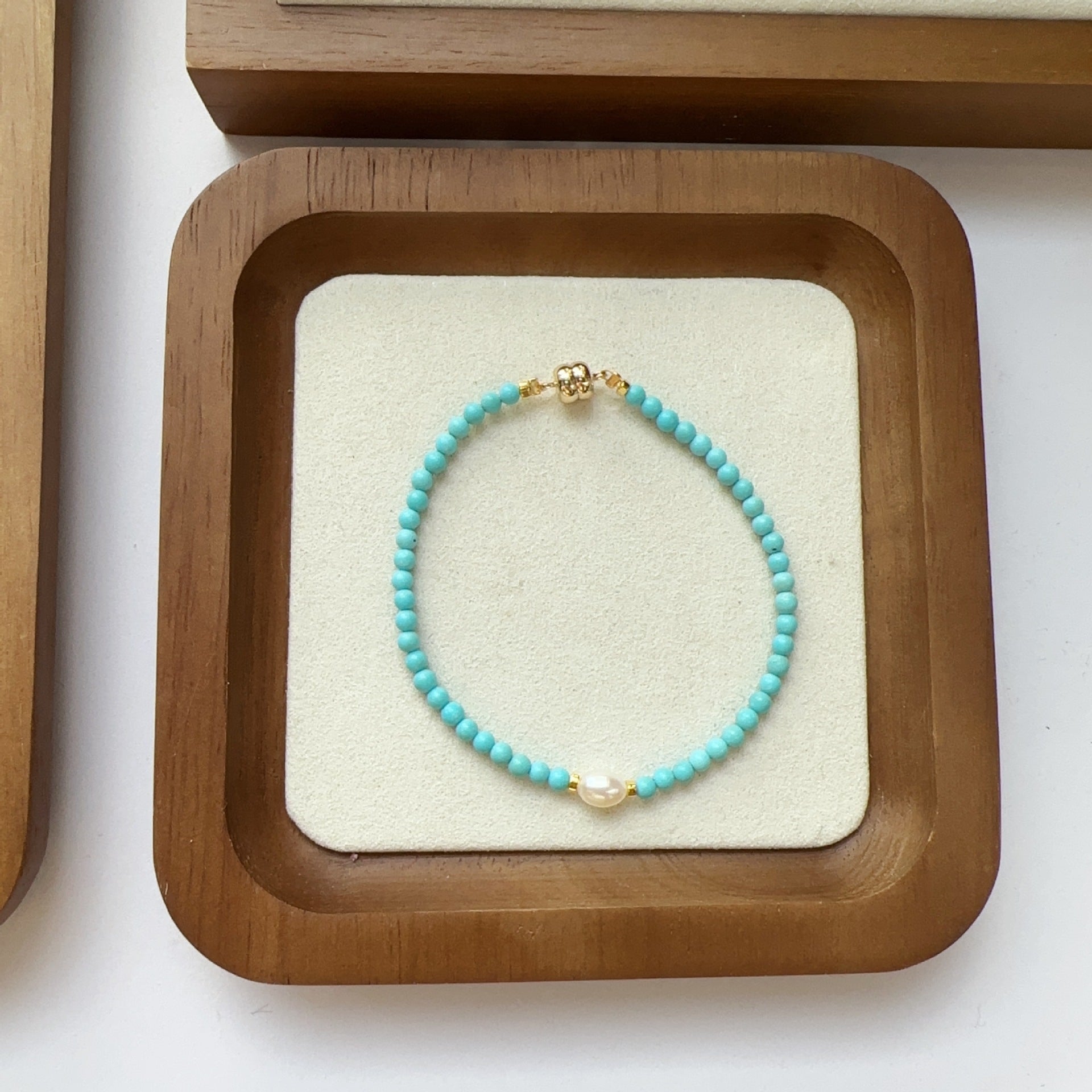 Jekira Turquoise & Baroque Pearl Jewelry Set