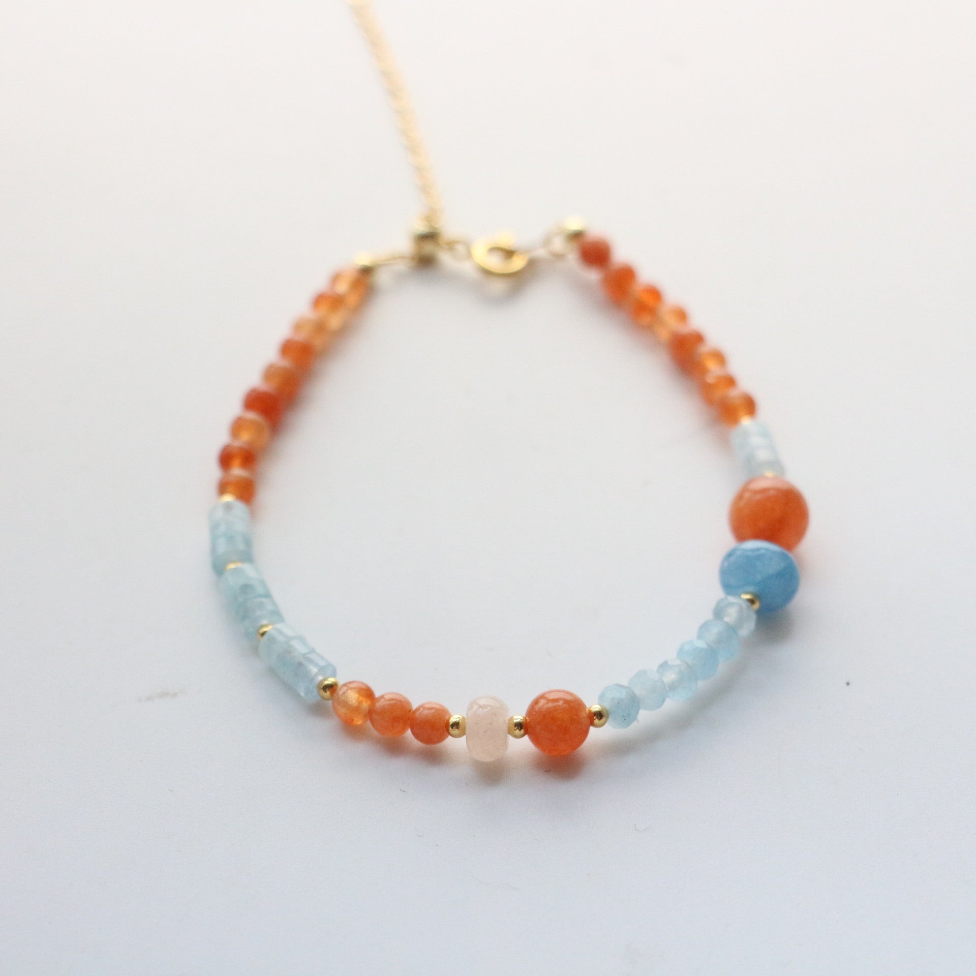 JEKIRA Candy Color Carnelian Bracelet Set