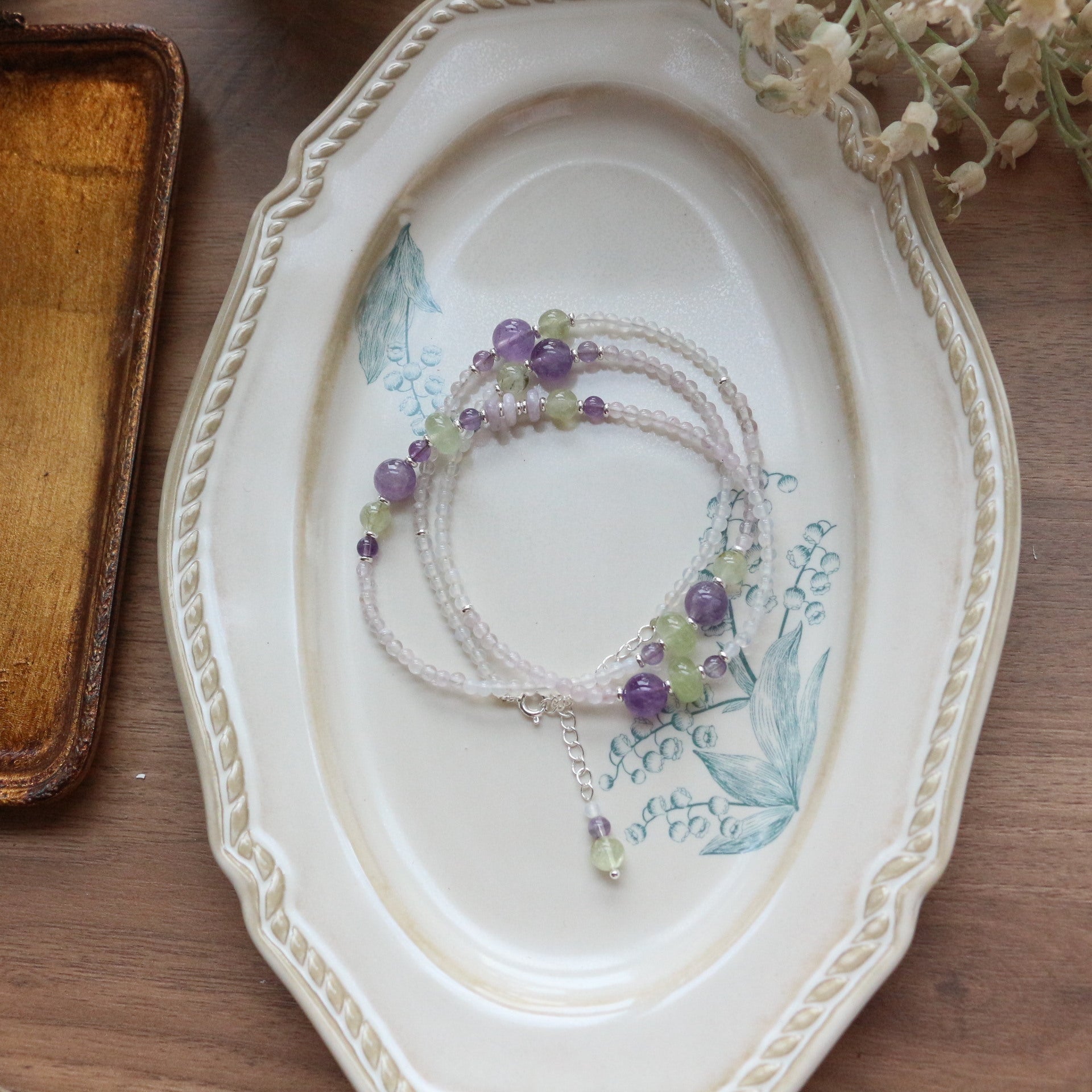 Jekira Amethyst & Lilac Stone Necklace