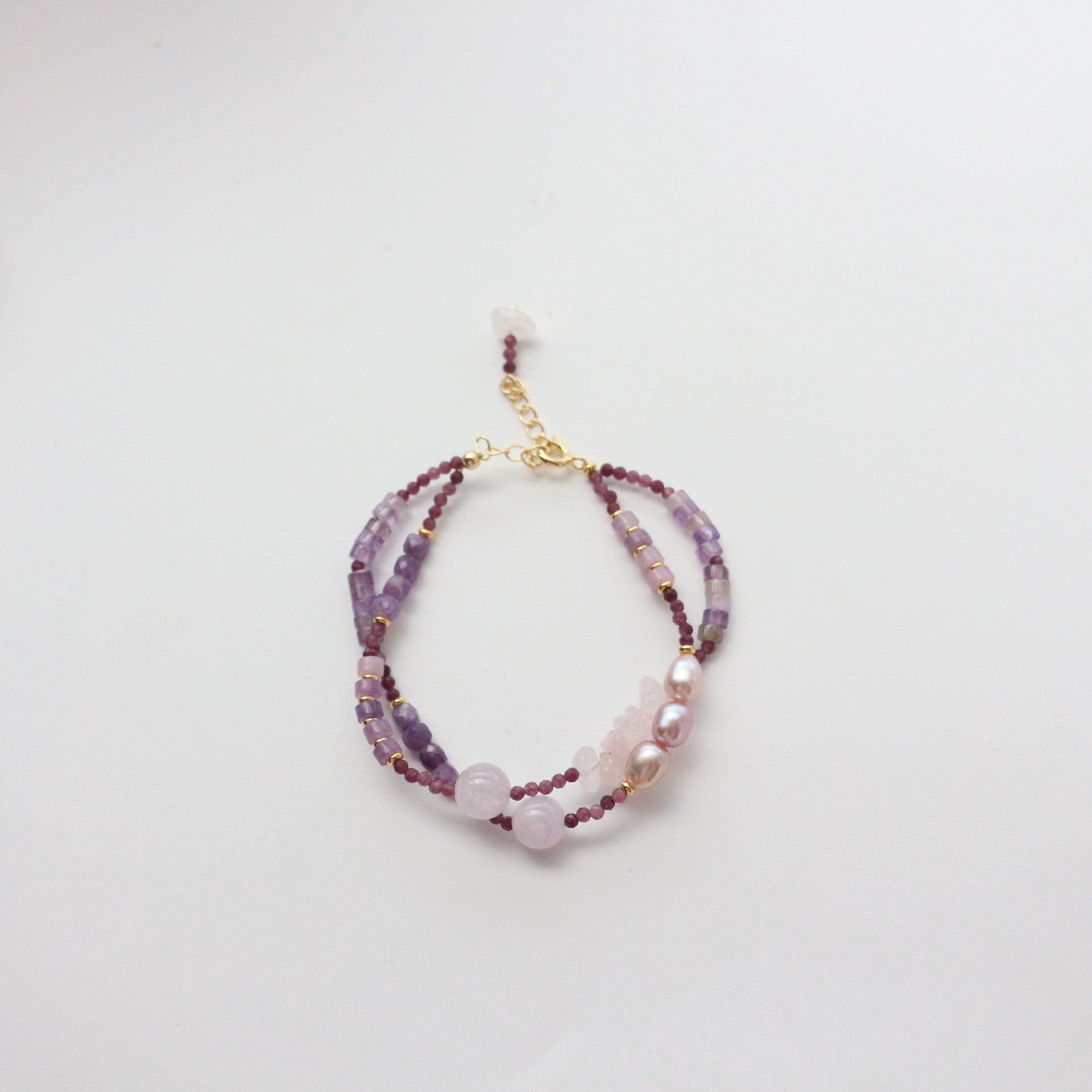 Jekira Amethyst & Lilac Gemstone Jewelry Set