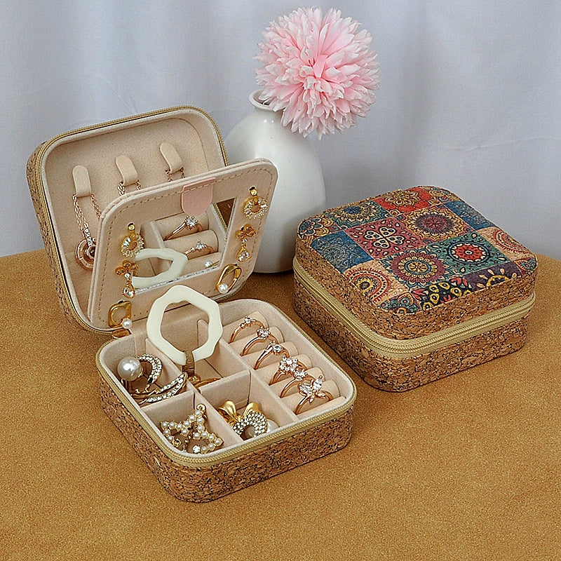 JEKIRA Vintage Jewelry Box with Mirror