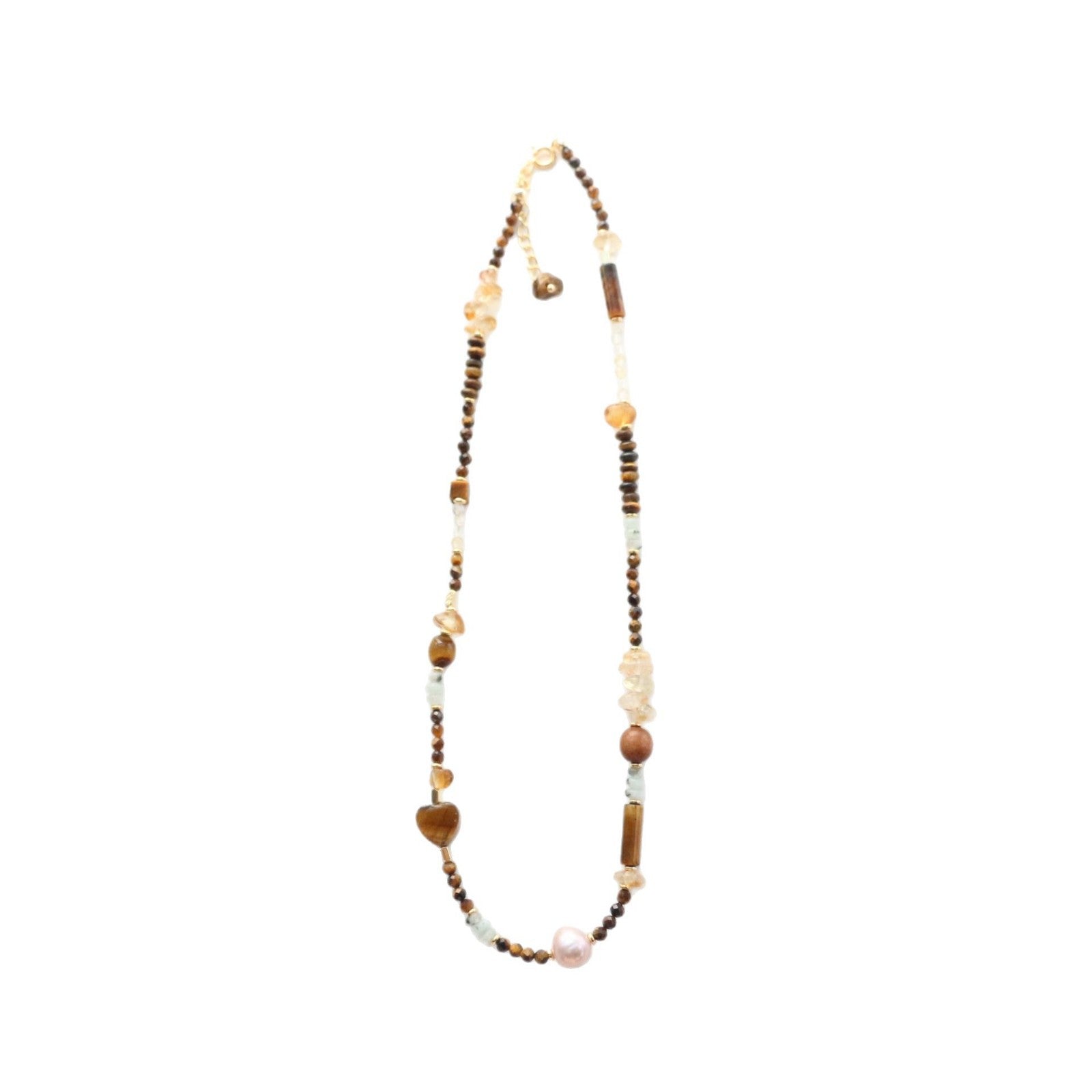 Jekira Summer Couple’s Tiger Eye Necklace Set