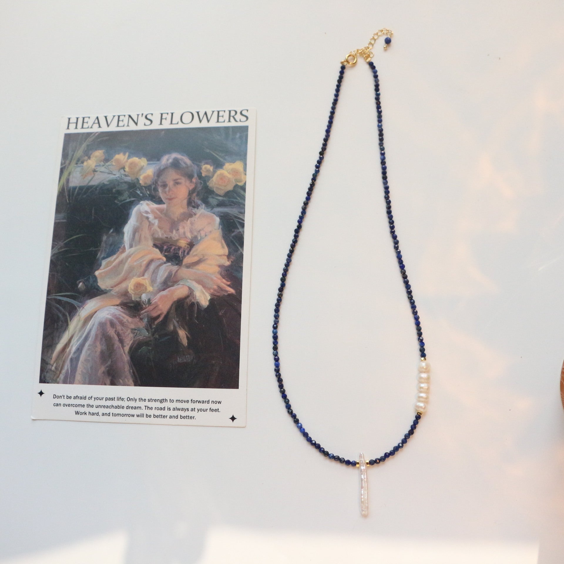 JEKIRA Lapis Lazuli & Baroque Pearl Jewelry Set
