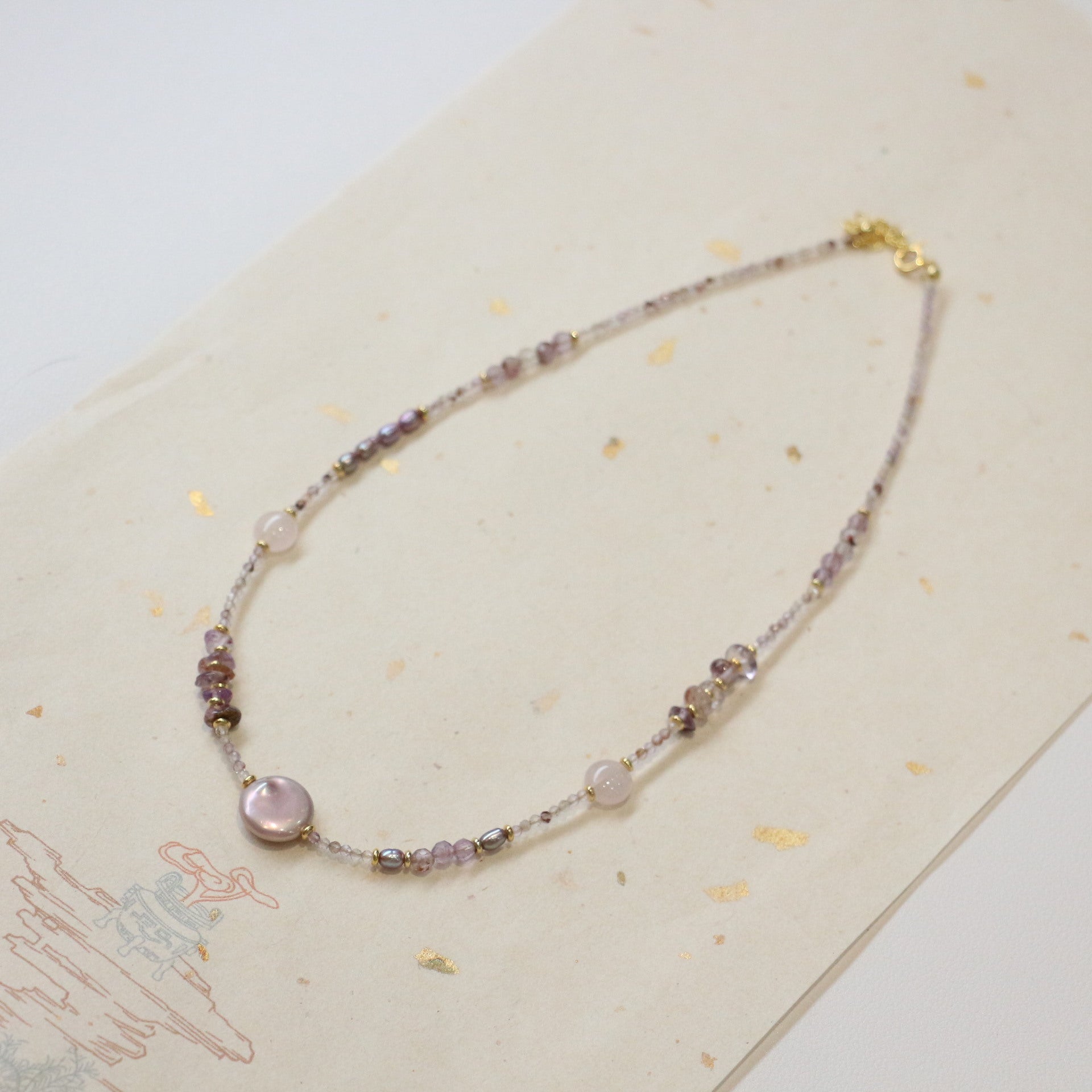 Jekira Baroque Pearl & Amethyst Jewelry Set