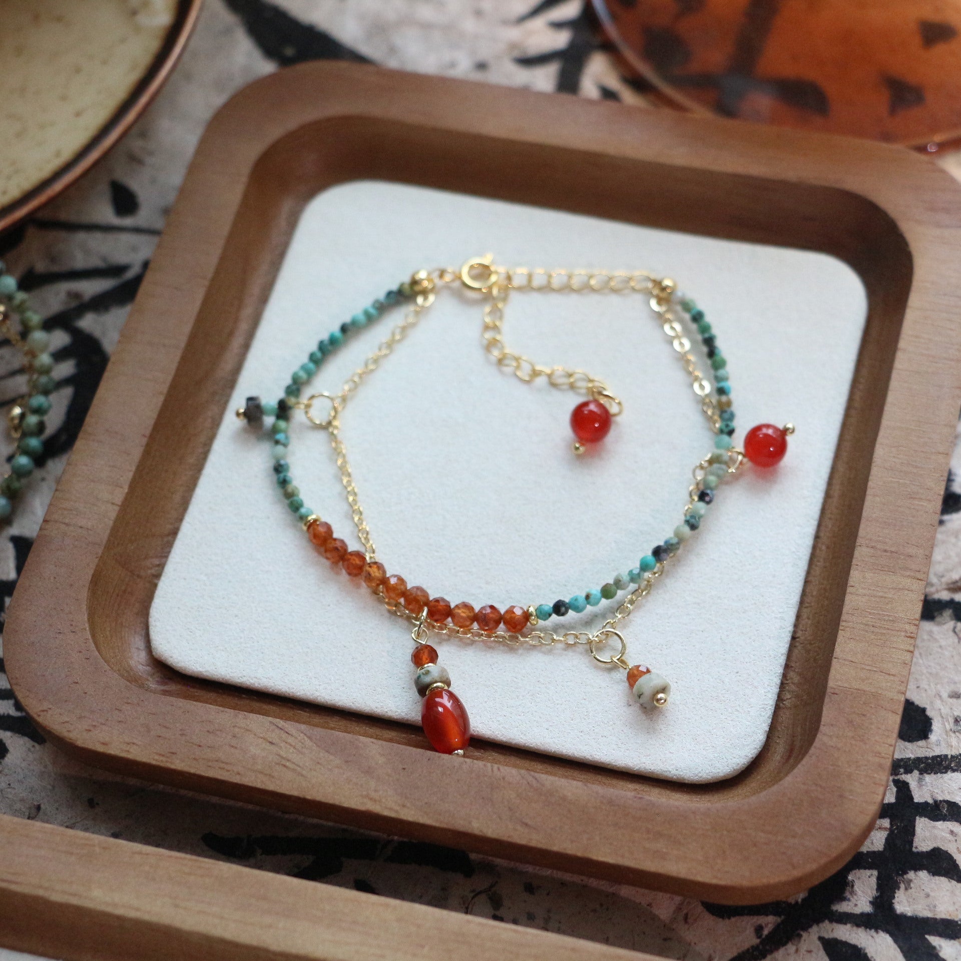 Jekira Dunhuang Retro Gemstone Jewelry Set