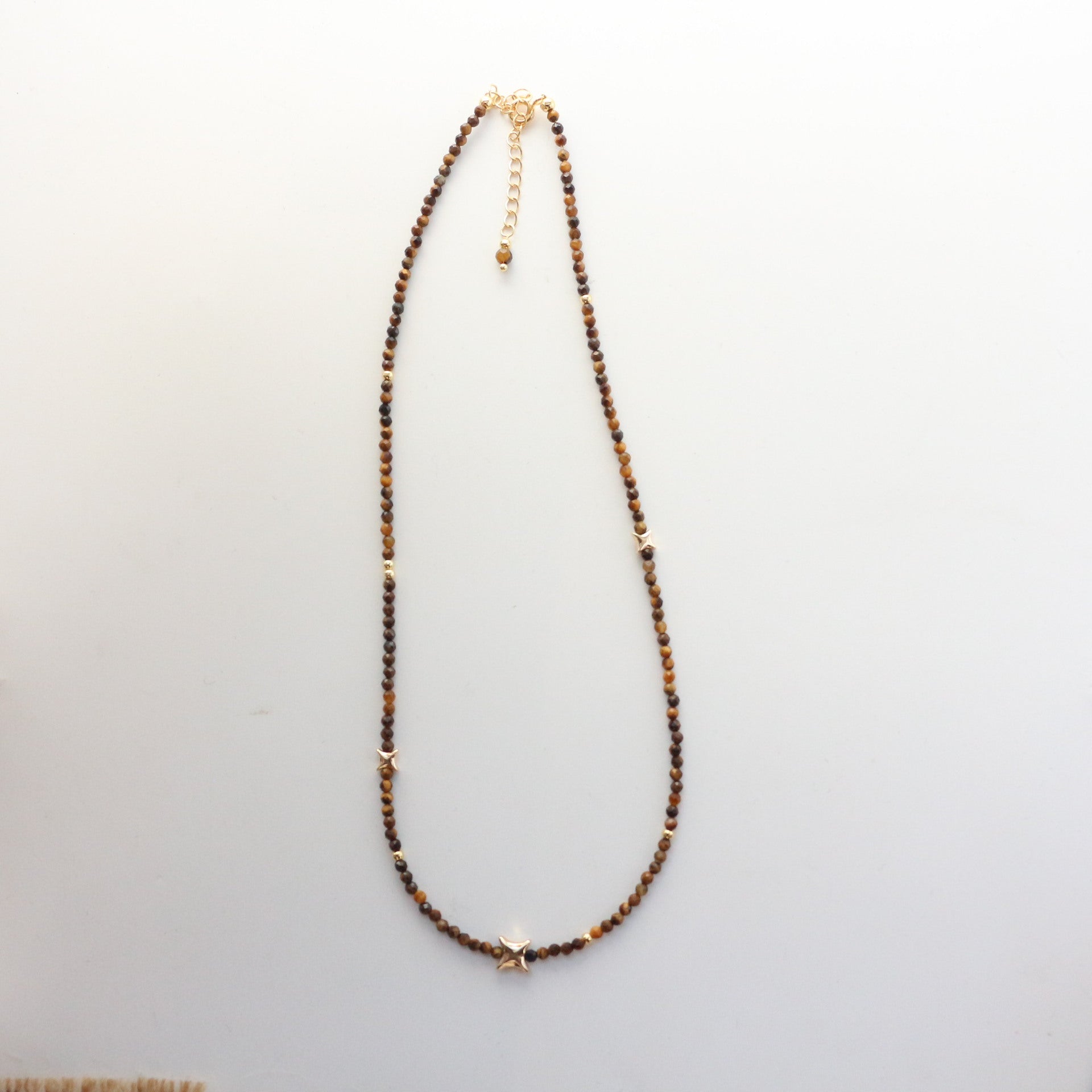 JEKIRA Summer New Ultra-Thin Tiger Eye Necklace – 39+6cm