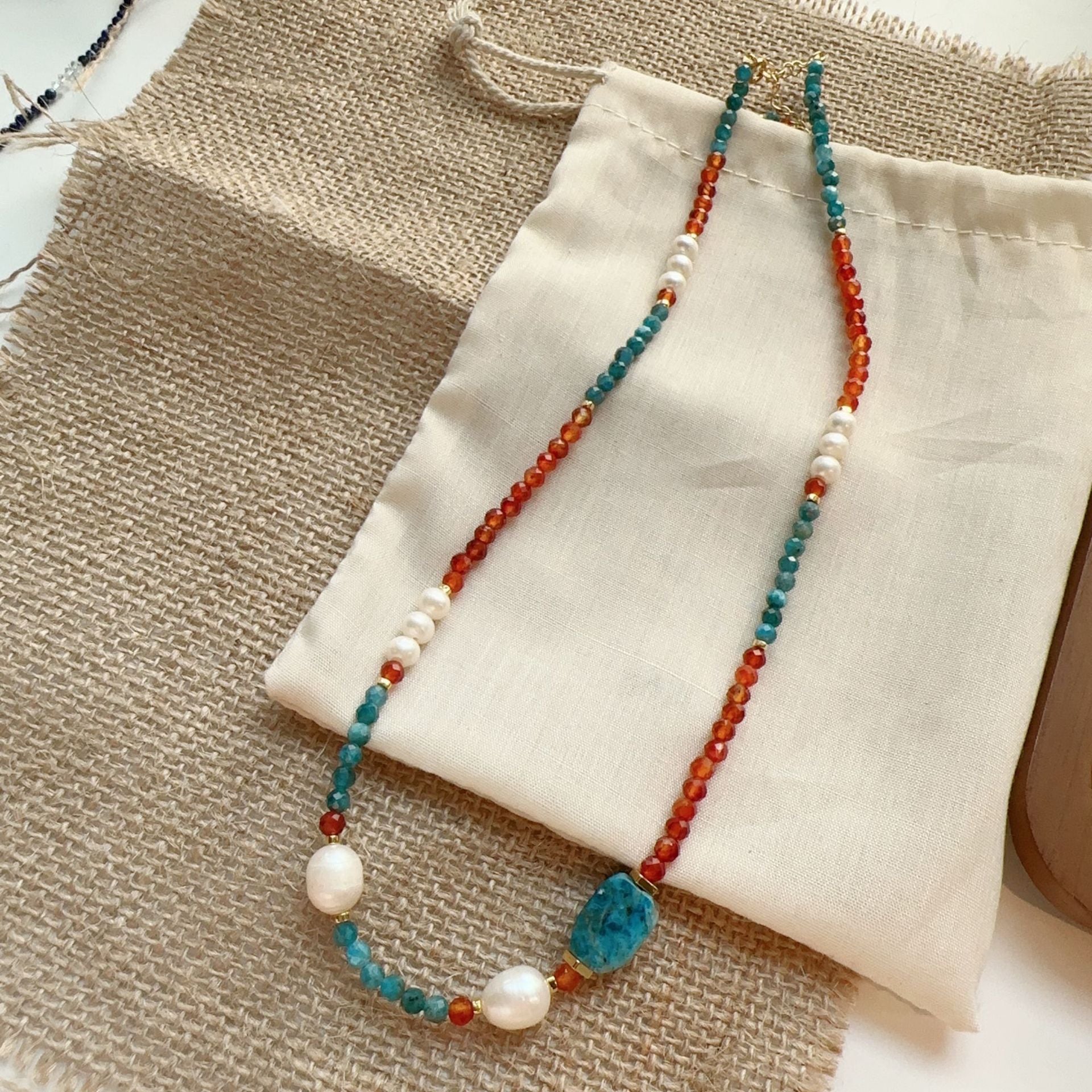 Jekira Dunhuang Apatite Jewelry Set