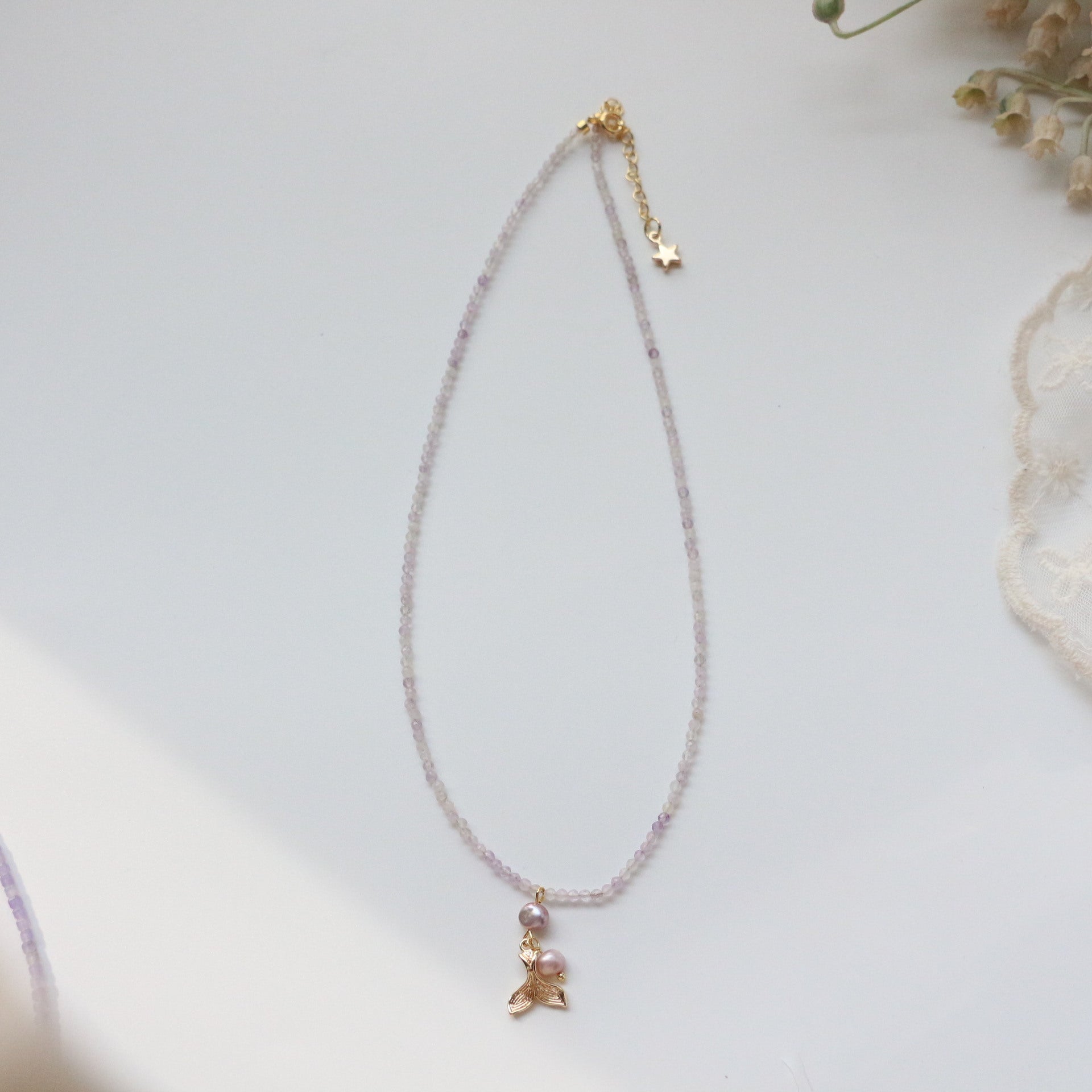 Jekira Amethyst & Baroque Pearl Jewelry Set